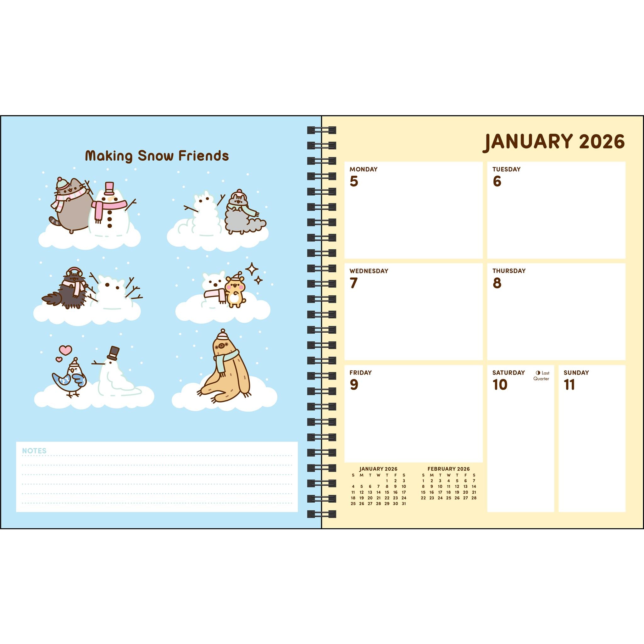 Pusheen 2025-2026 Engagement Calendar
