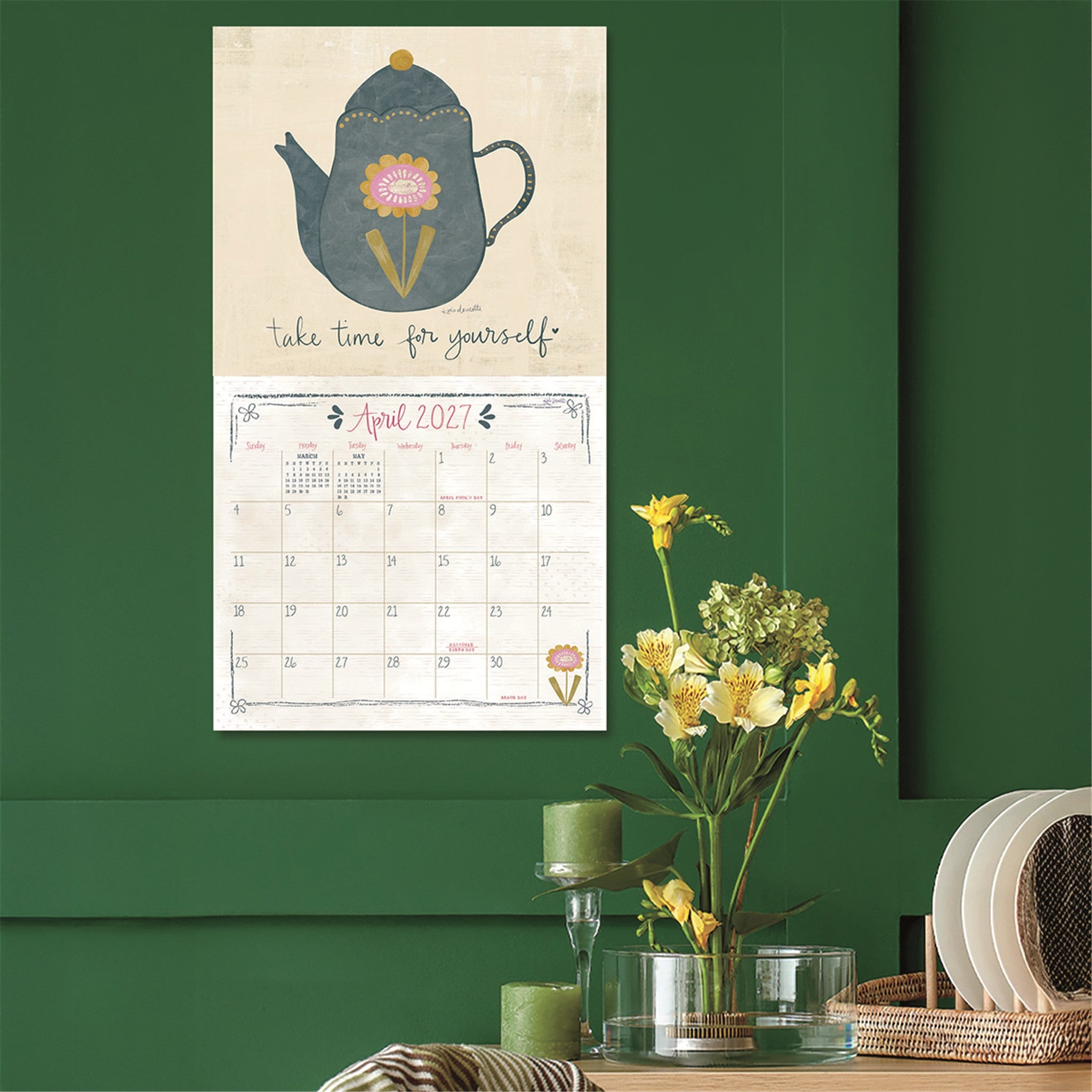 Tea Time 2027 Wall Calendar