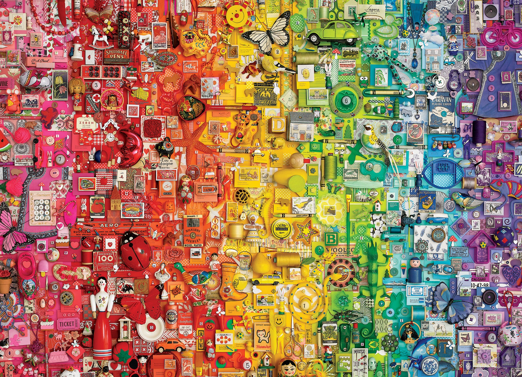 Colourful Rainbow 1000 Piece Puzzle