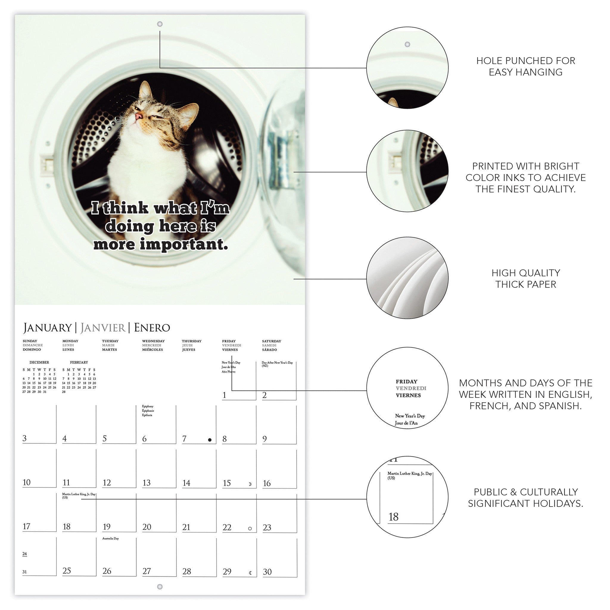 Nuthin' But Trouble 2027 Wall Calendar - Online Only