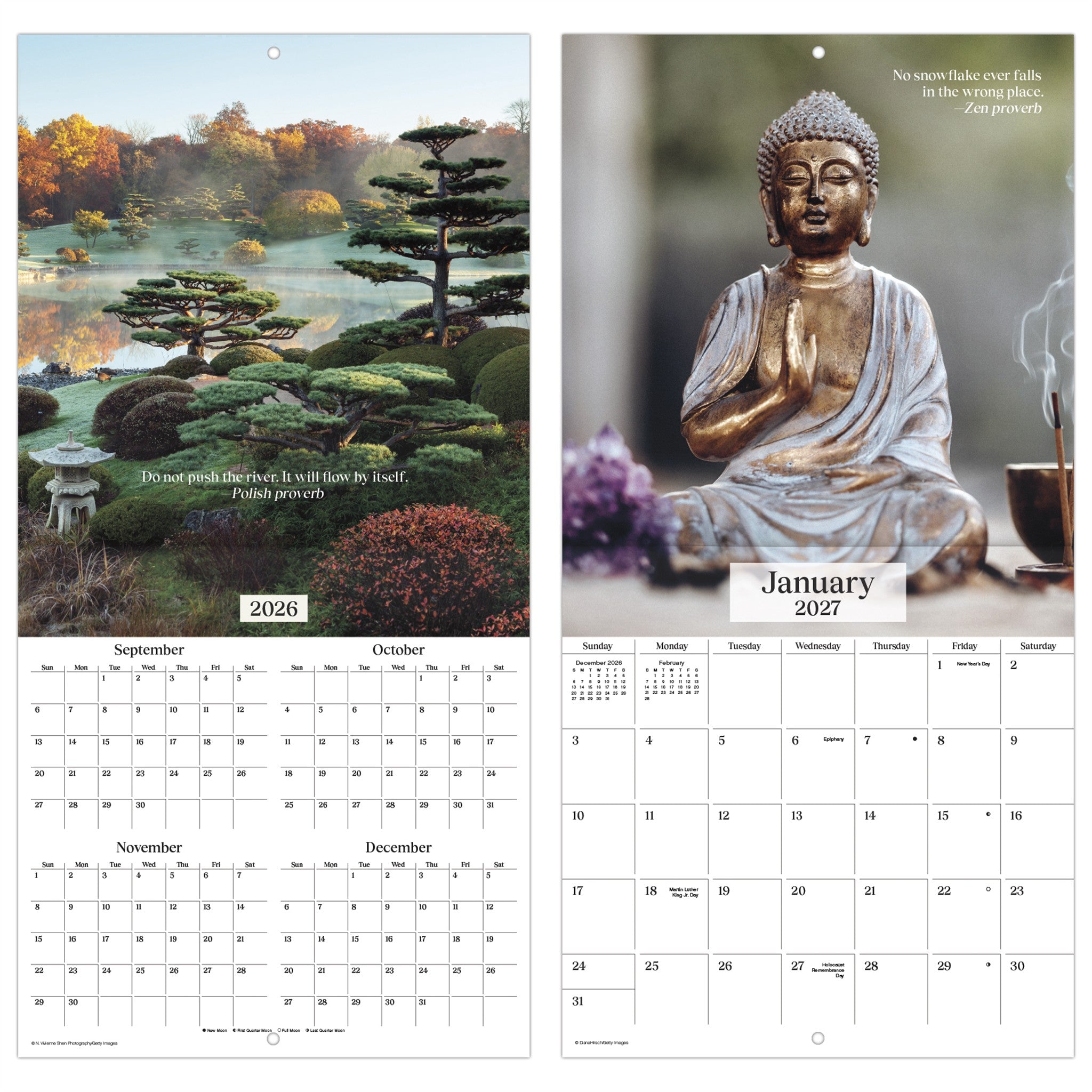 Zen 2027 Mini Calendar