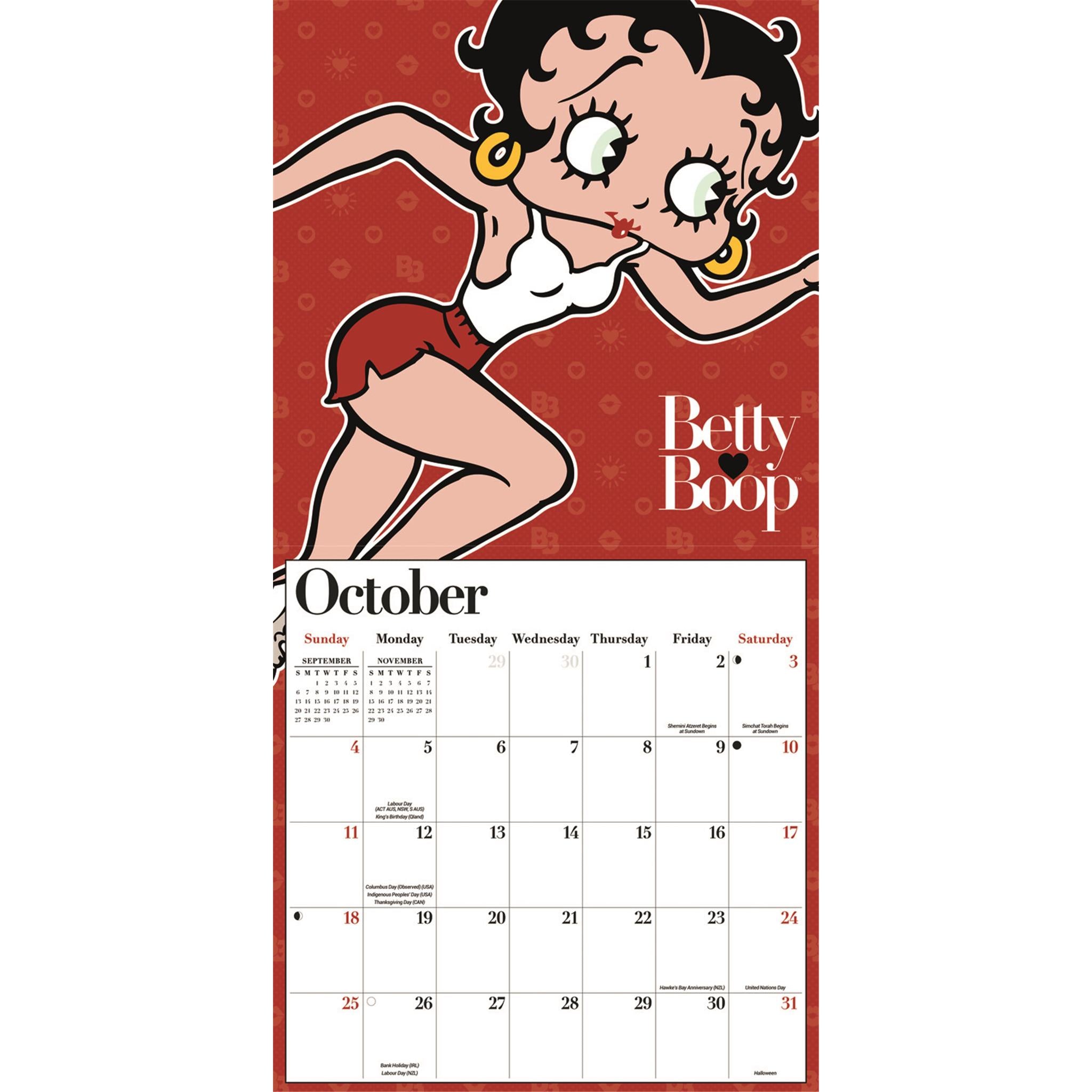 Betty Boop 2026 Wall Calendar