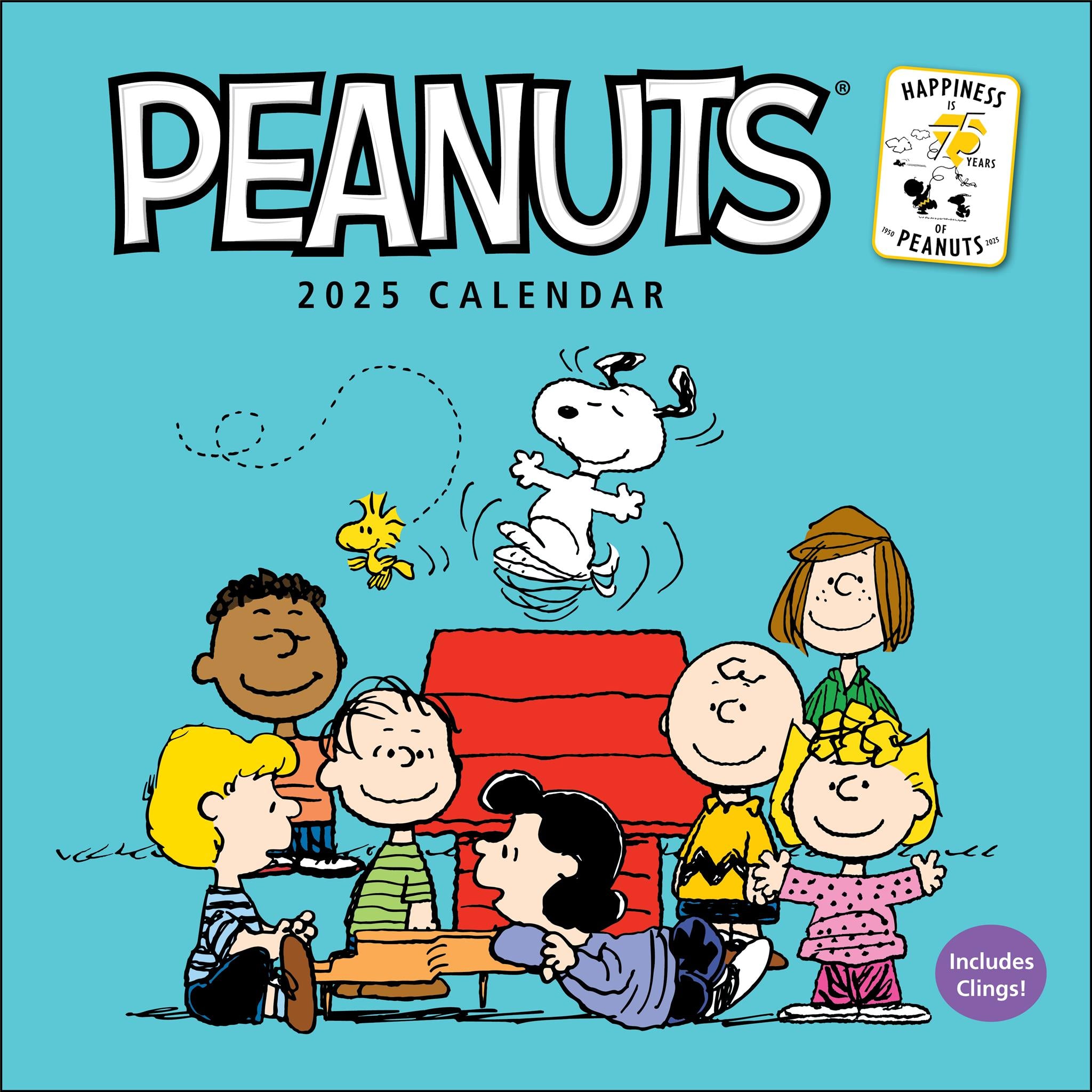 Peanuts Wall 2025 Calendar