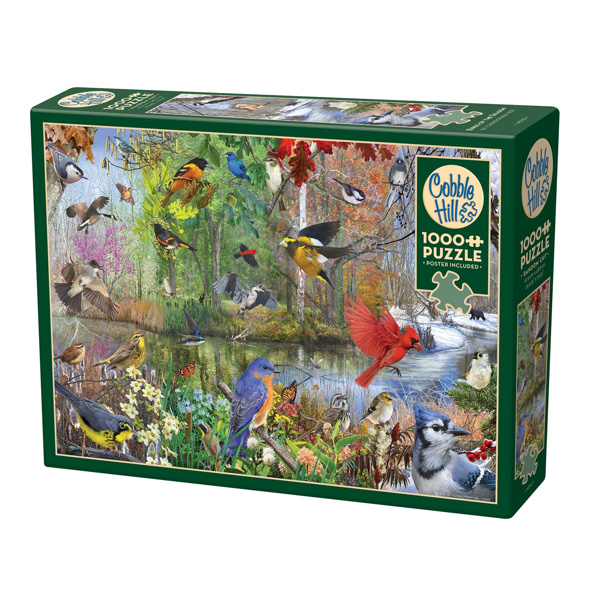 Birds of the Season 1000 Piece Puzzle