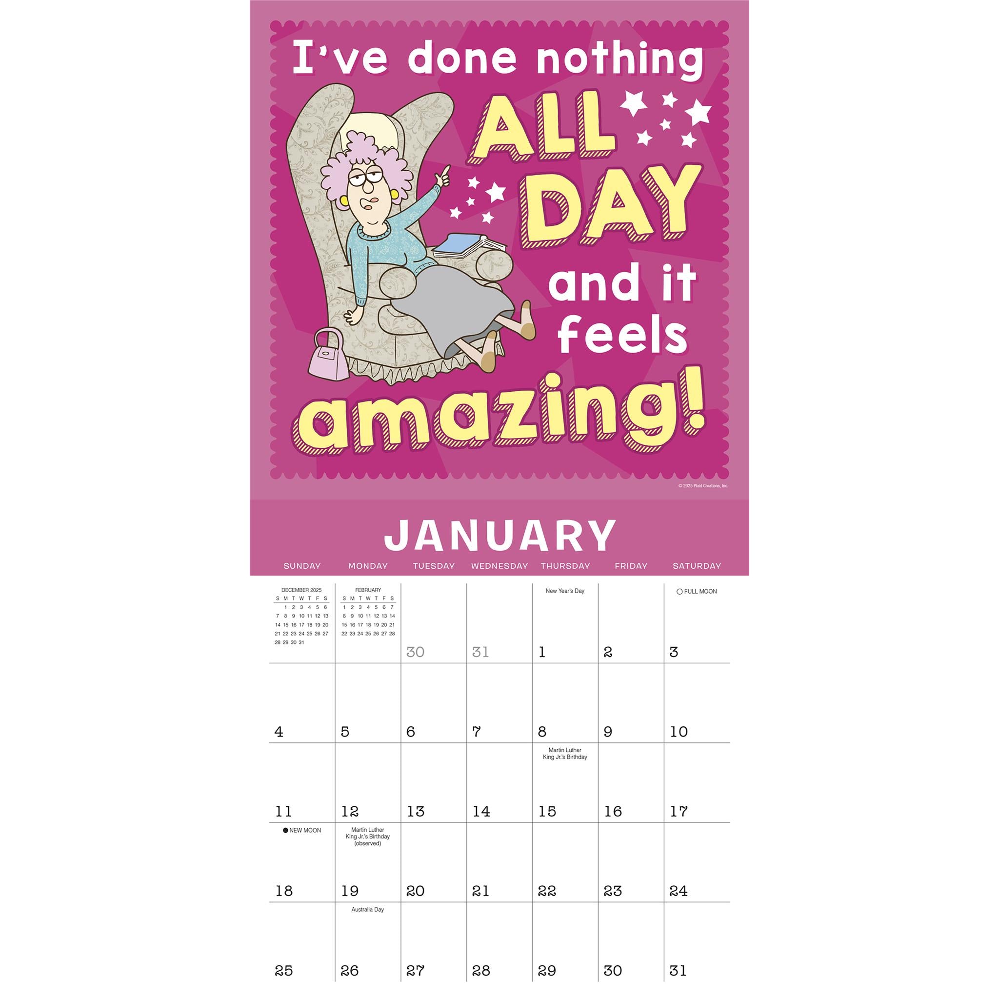 Aunty Acid 2026 Wall Calendar - Online Only