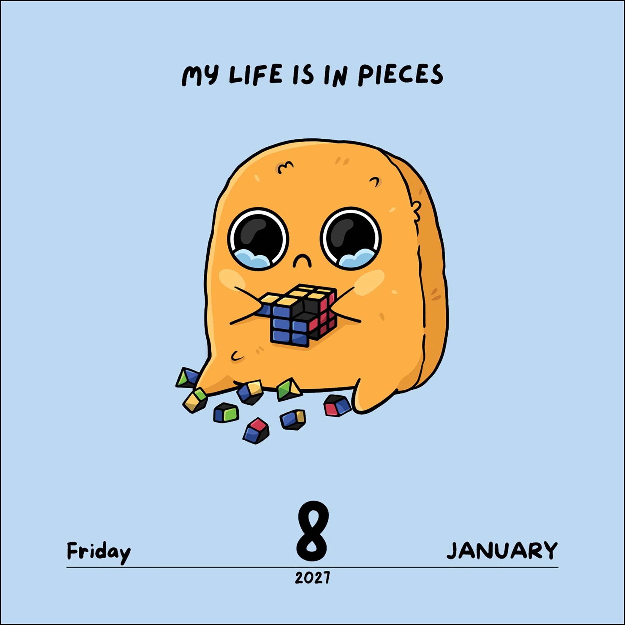 Sad Nuggie 2027 Box Calendar