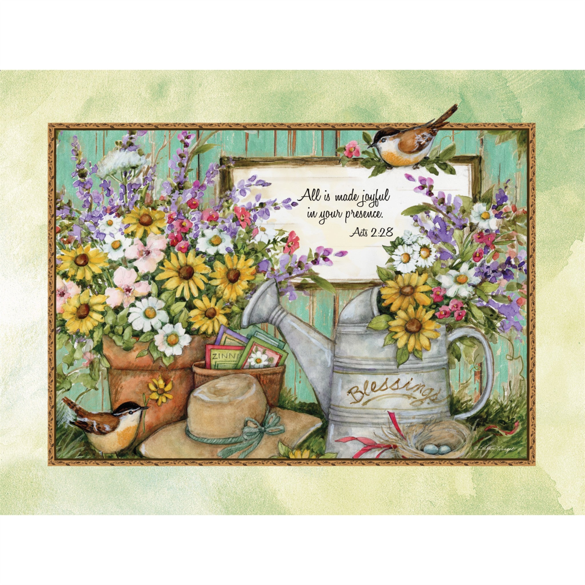 Bountiful Blessings Special Edition with Print 2027 Wall Calendar