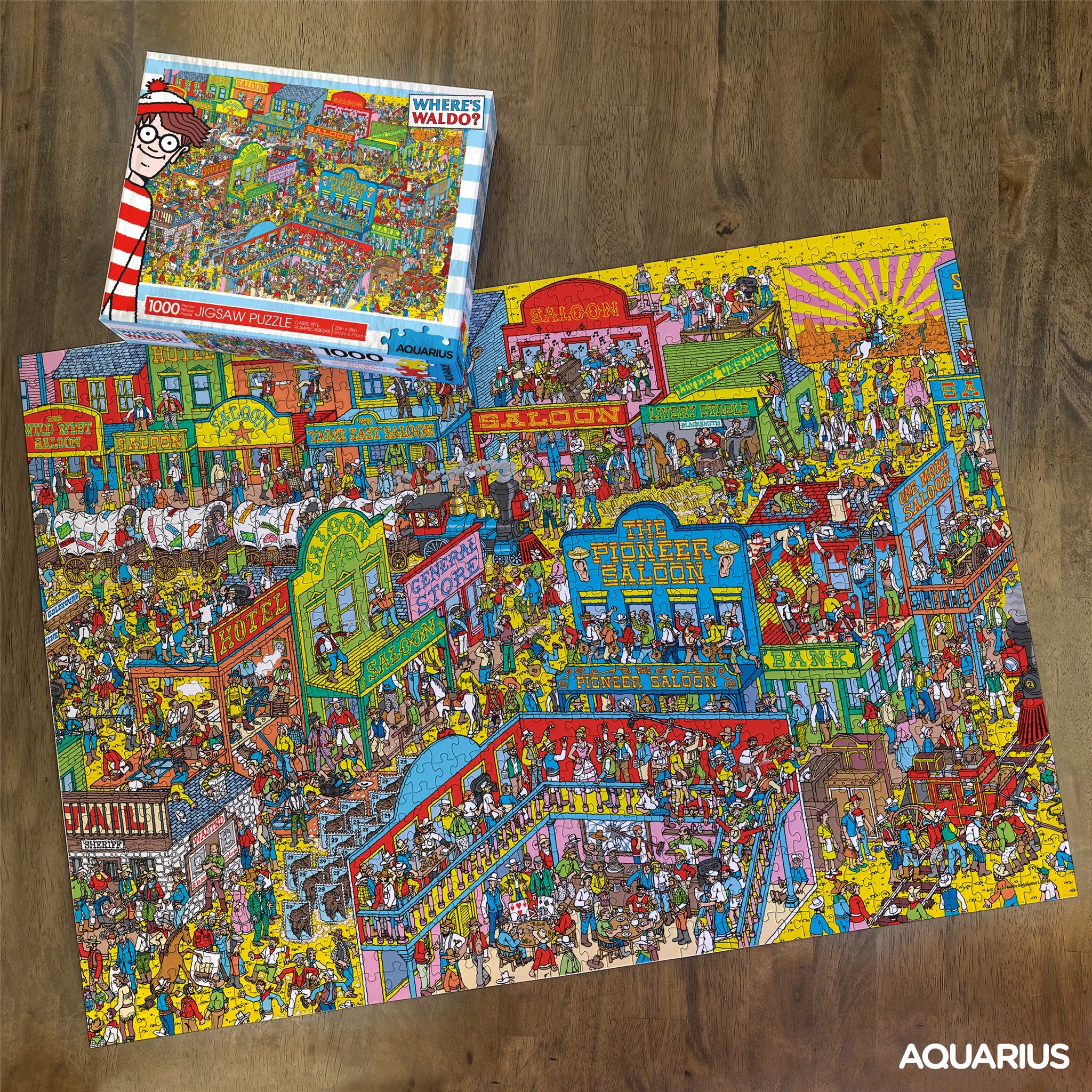 Wheres Waldo Wild Wild West 1000 Piece Puzzle