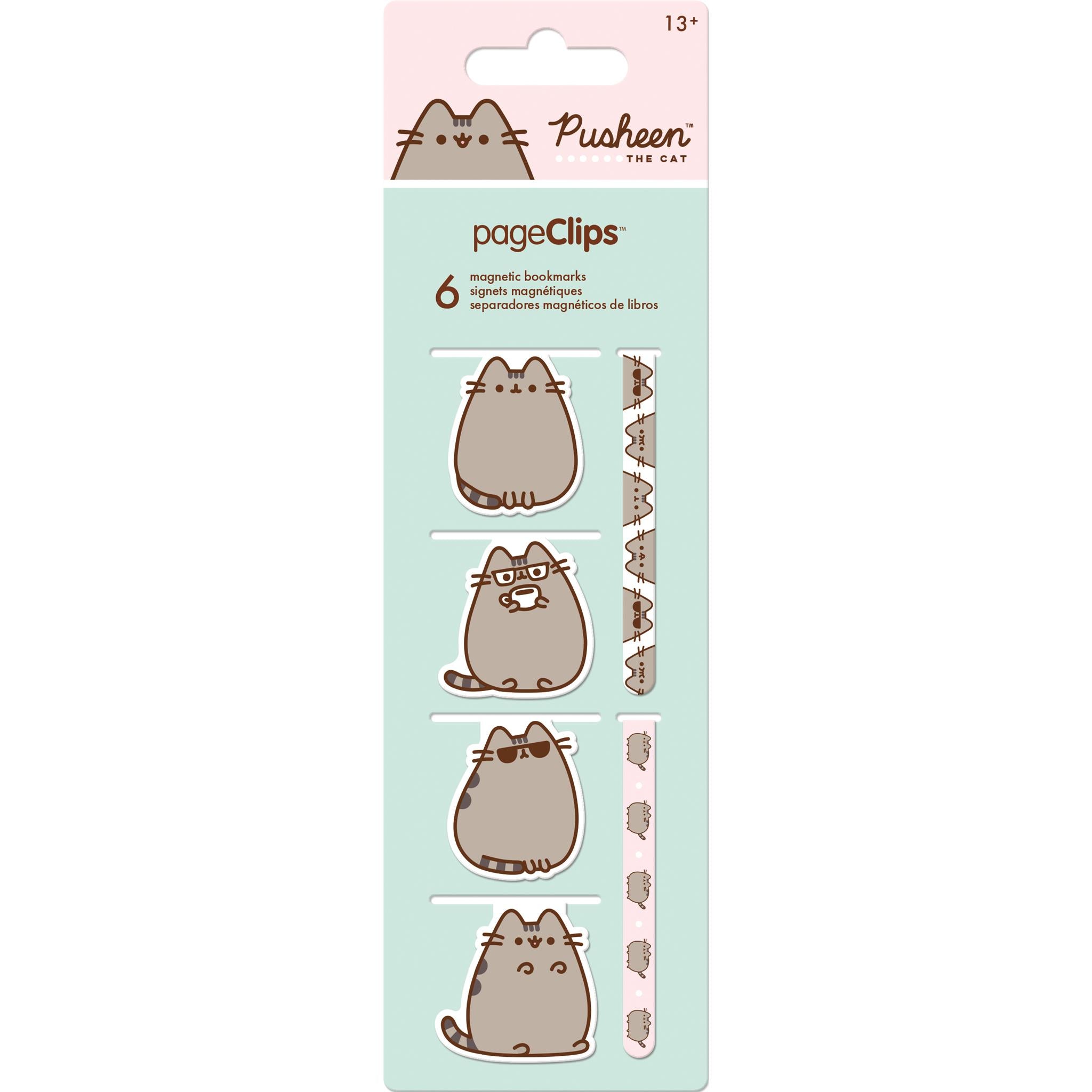 Pusheen The Cat Magnetic Page Clips