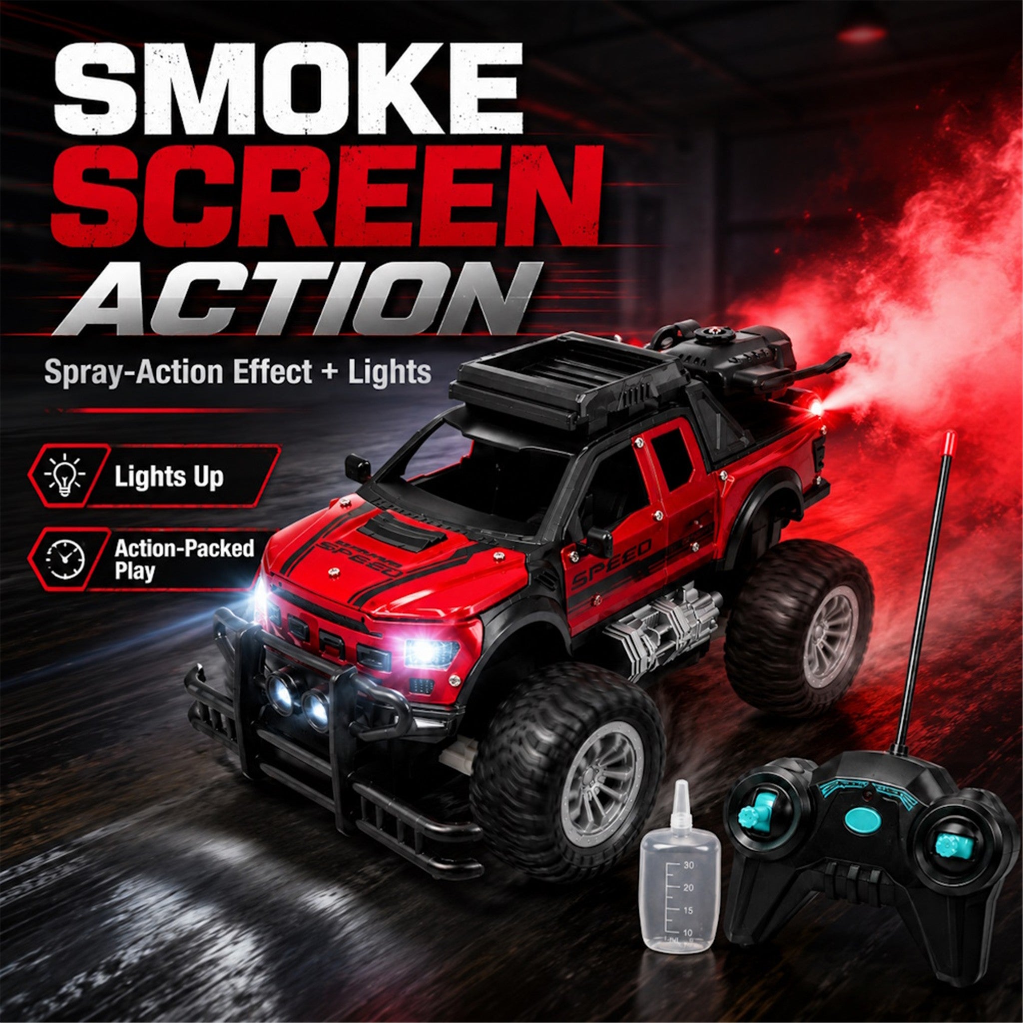 Hyper Drive Metal R/C Off‑Roader Truck 1:18 Scale