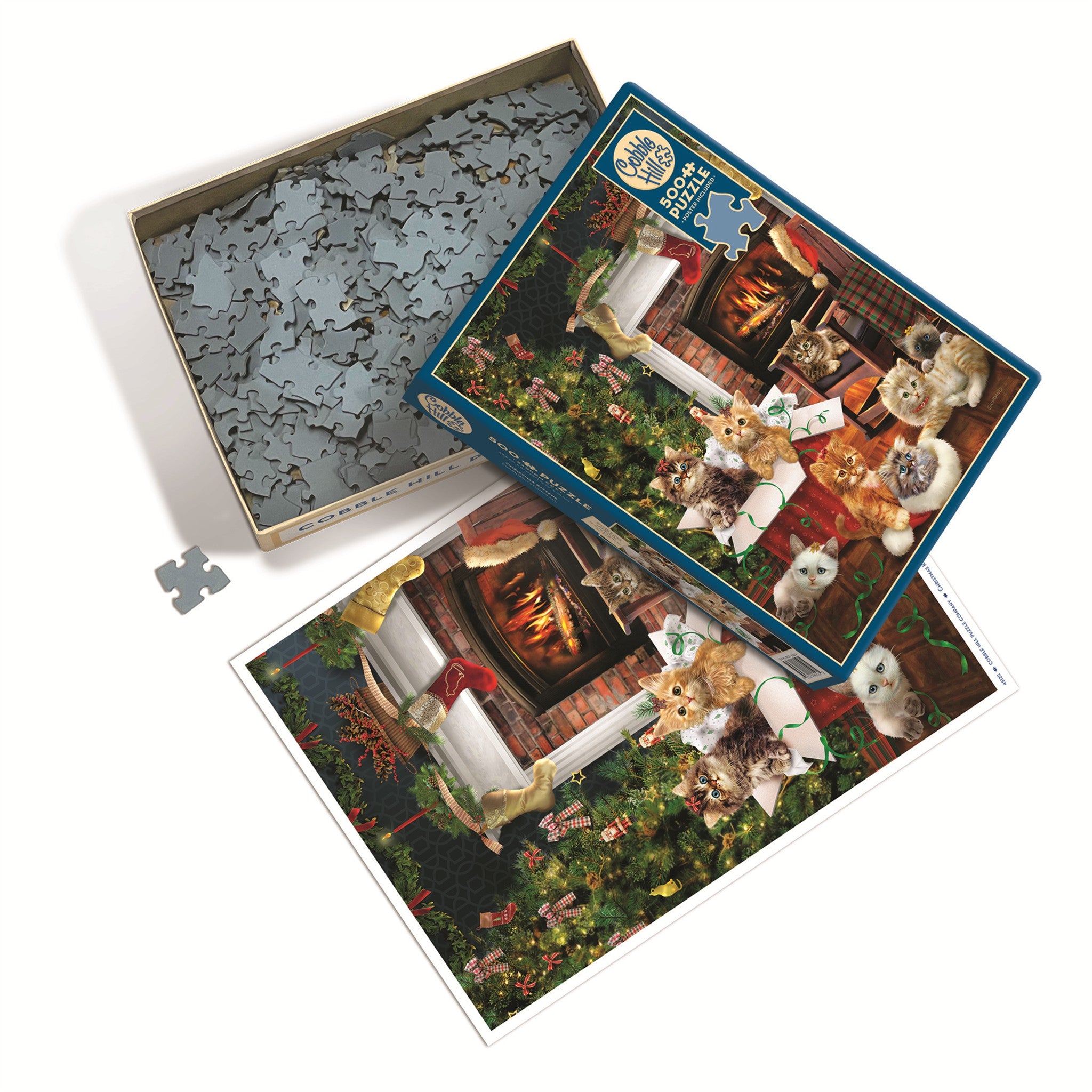 Christmas Kittens 500 Piece Puzzle