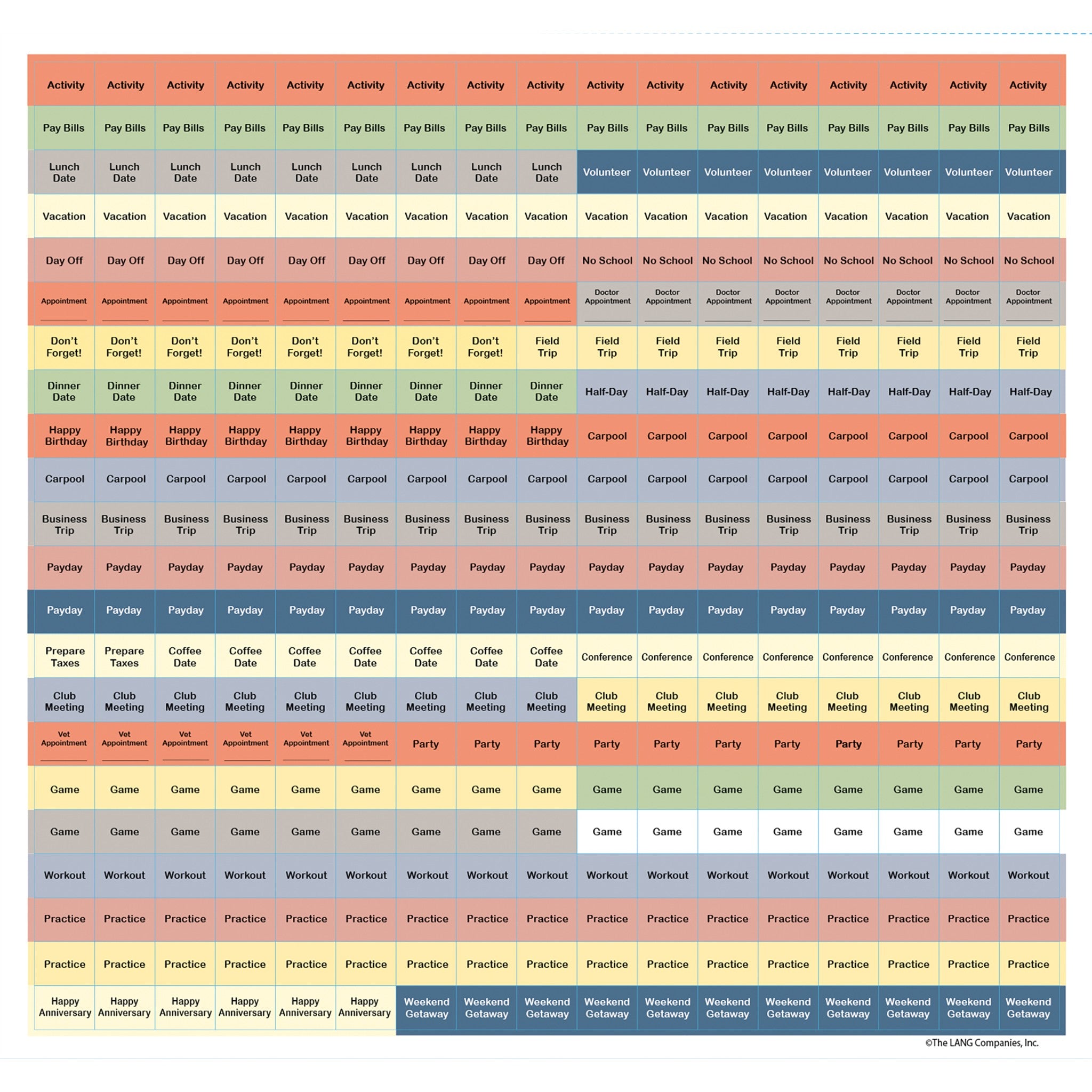 Moms Plan-It 2027 Wall Calendar - Online Only