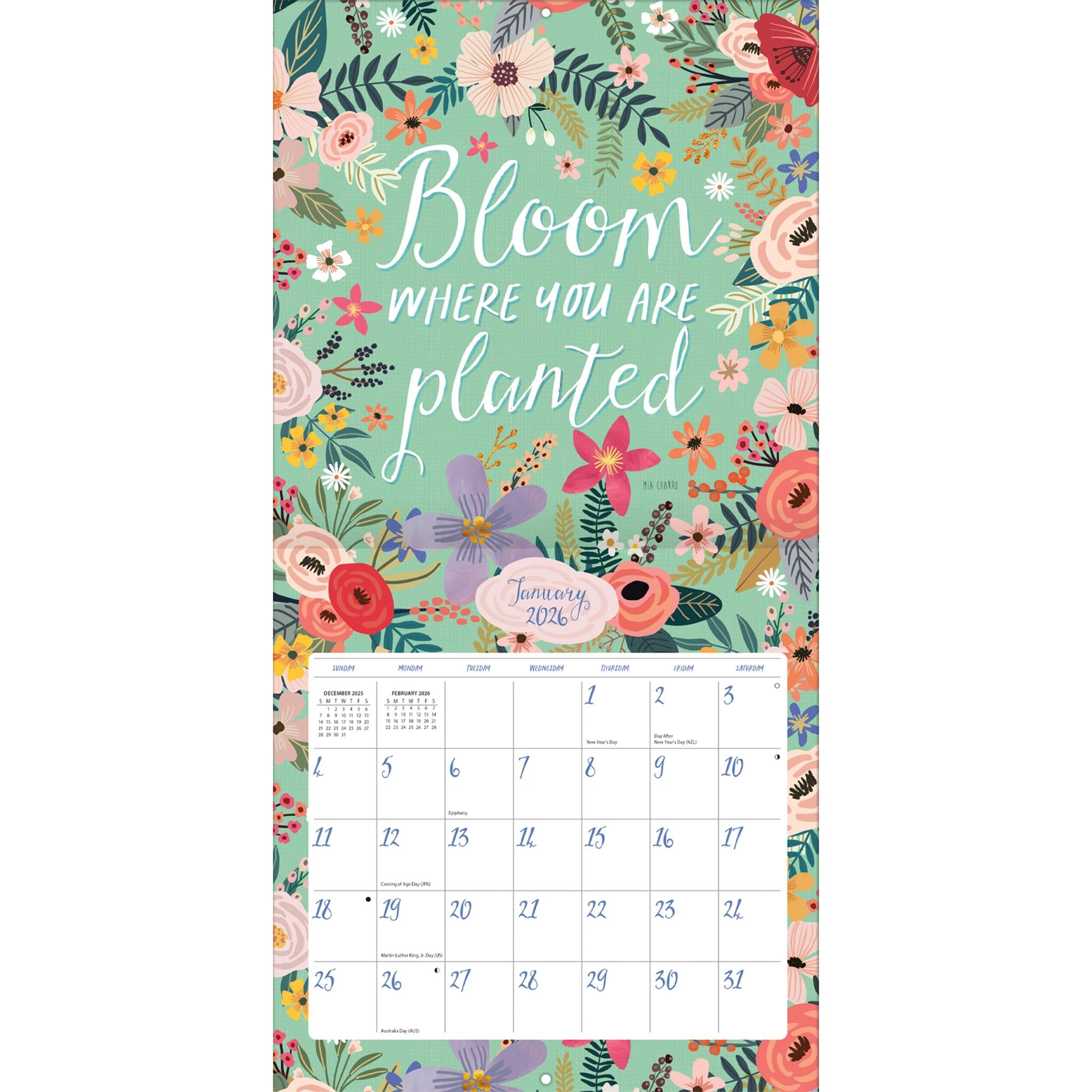 Shine Within 2026 Wall Calendar - Online Only
