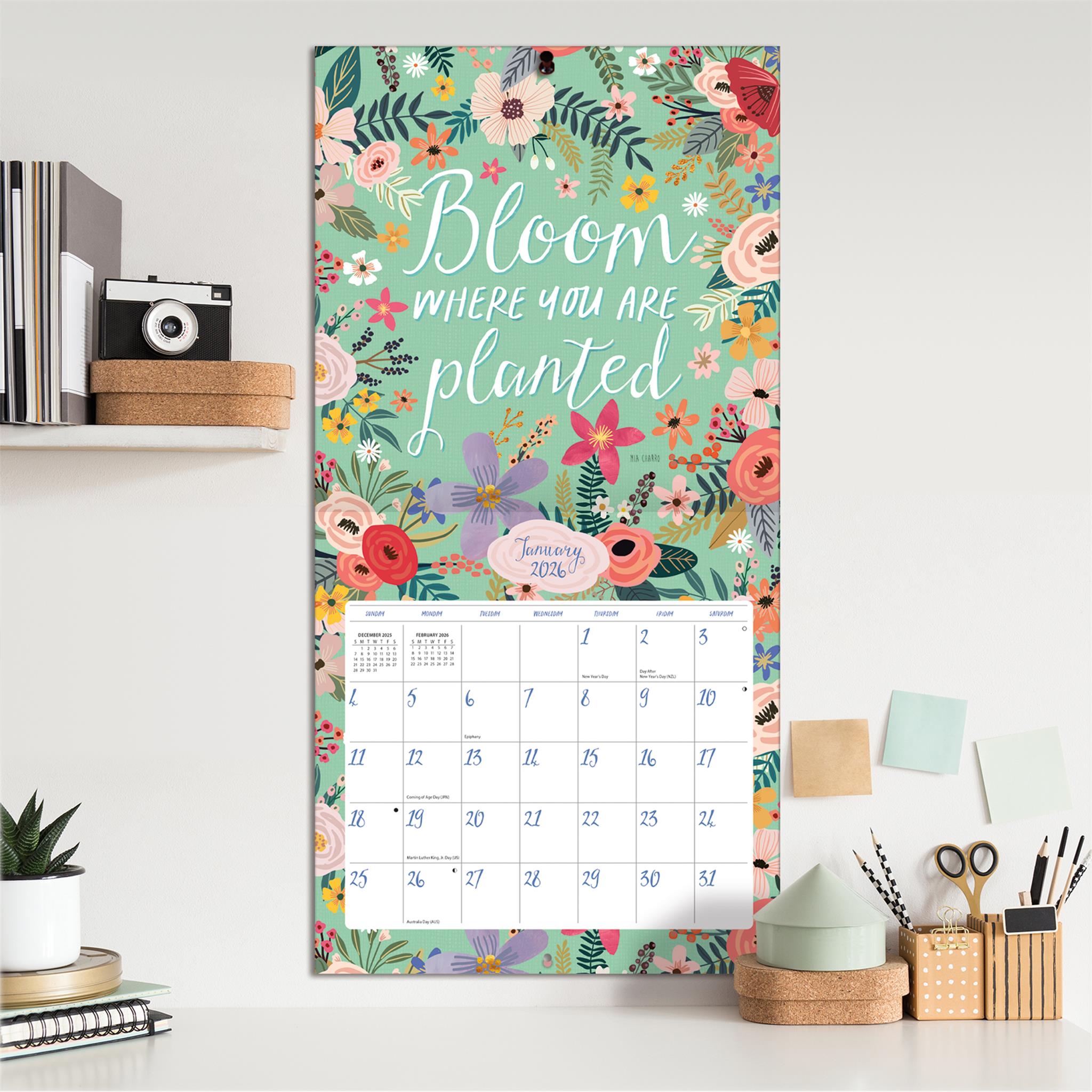 Shine Within 2026 Wall Calendar - Online Only