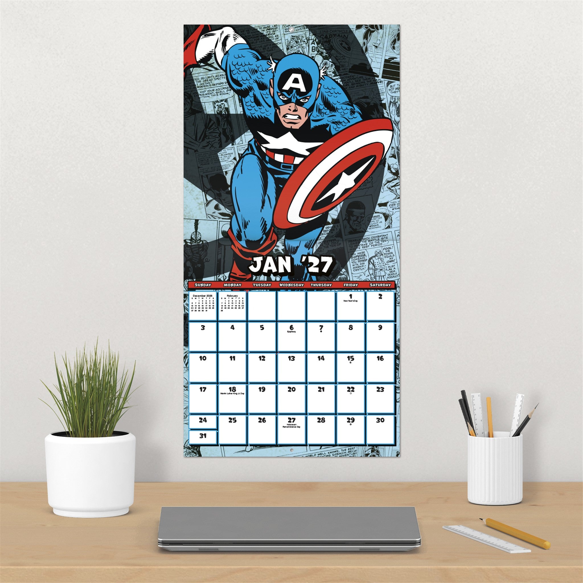 Marvel Comics 2027 Wall Calendar