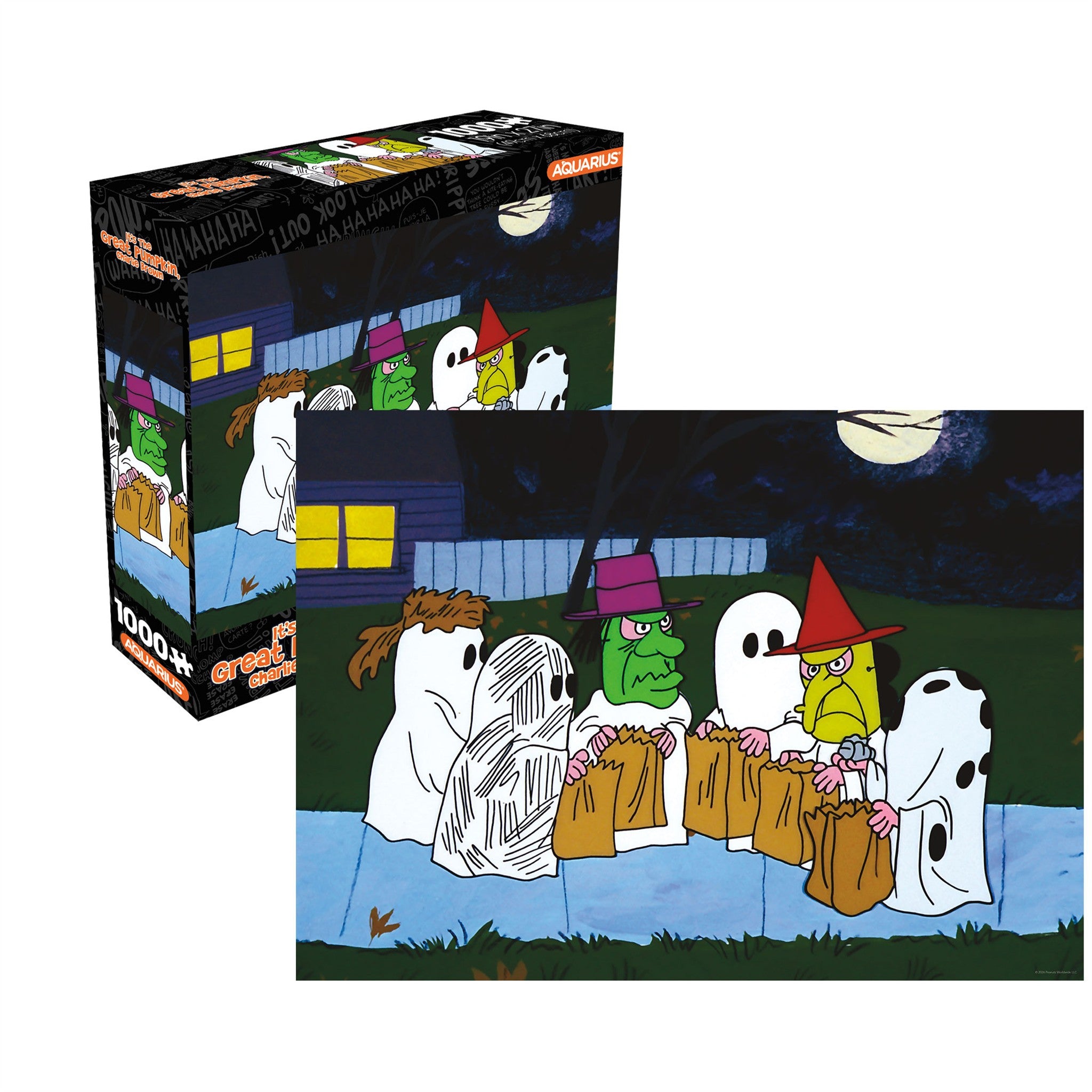 Peanuts Charlie Brown Great Pumpkin Trick or Treat 1000 Piece Puzzle