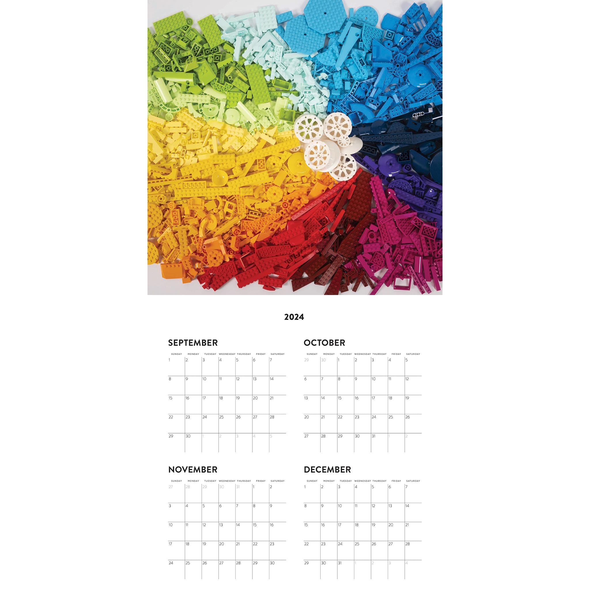 Lego Wall 2025 Calendar