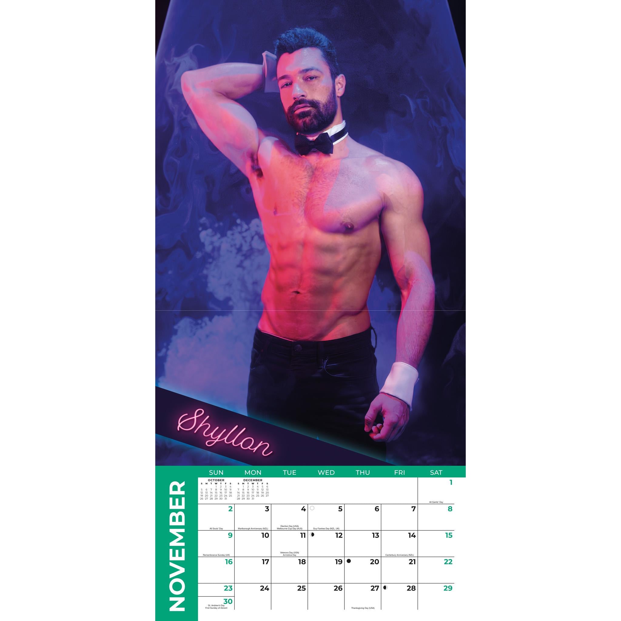 Chippendales Wall 2025 Calendar