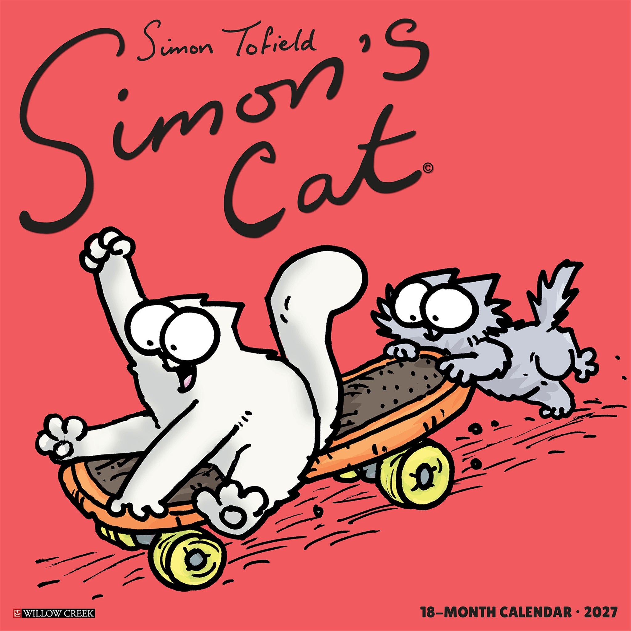 Simon's Cat 2027 Wall Calendar - Online Only
