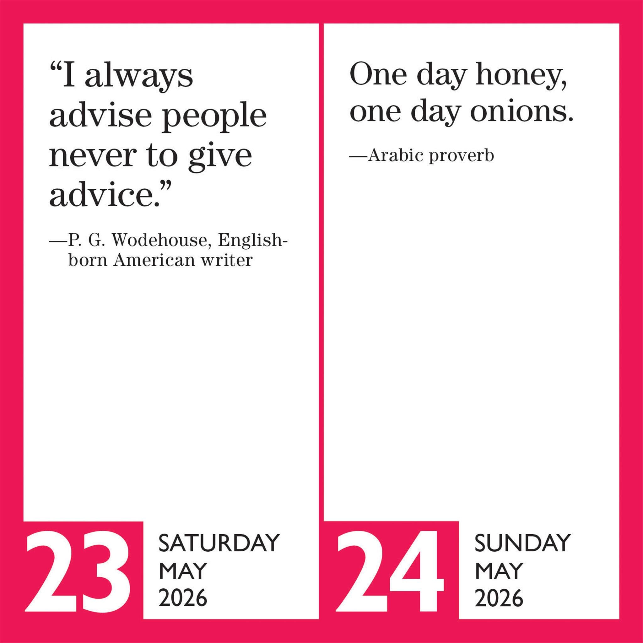 Keep Calm And Carry On 2026 Box Calendar