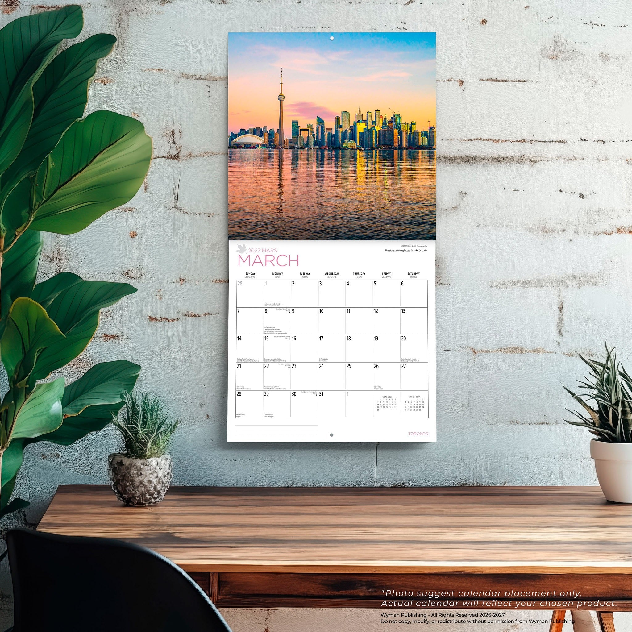 Toronto 2027 Wall Calendar