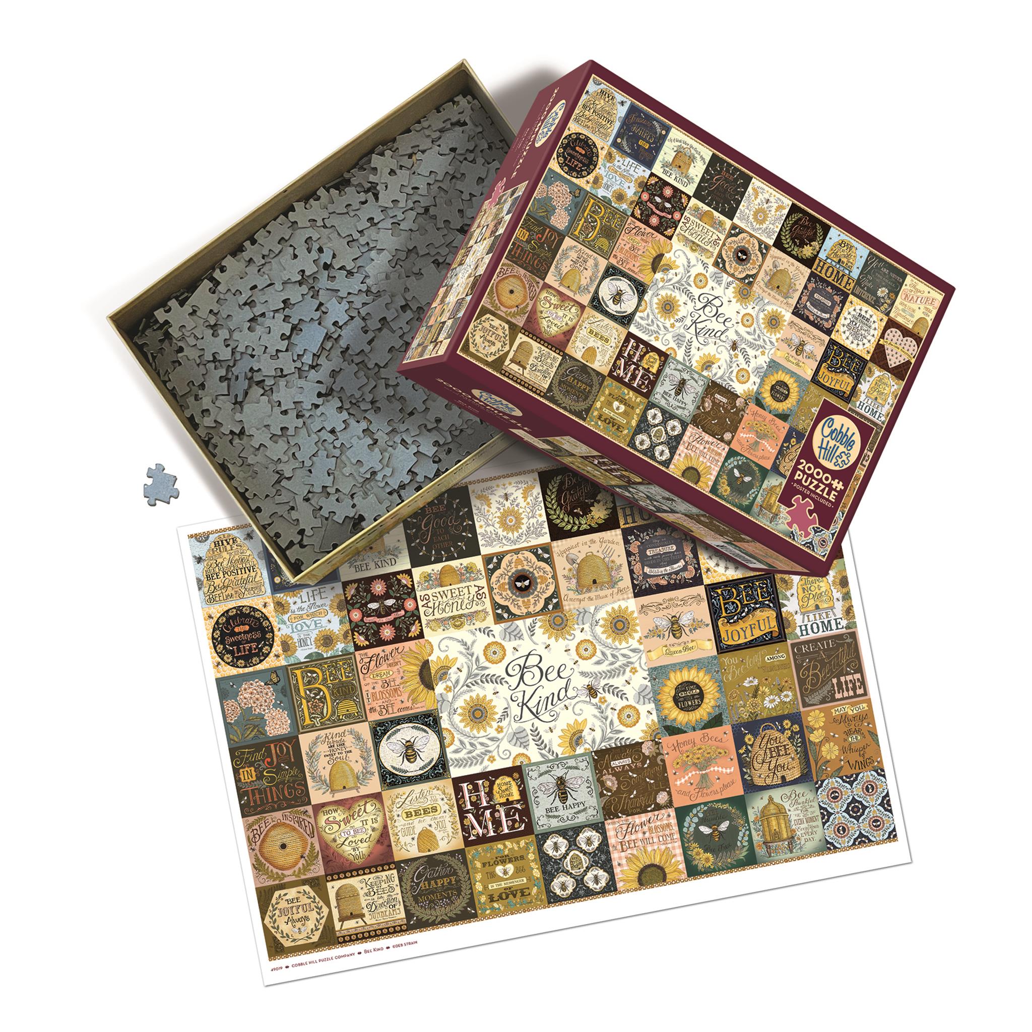 Bee Kind 2000 Piece Puzzle