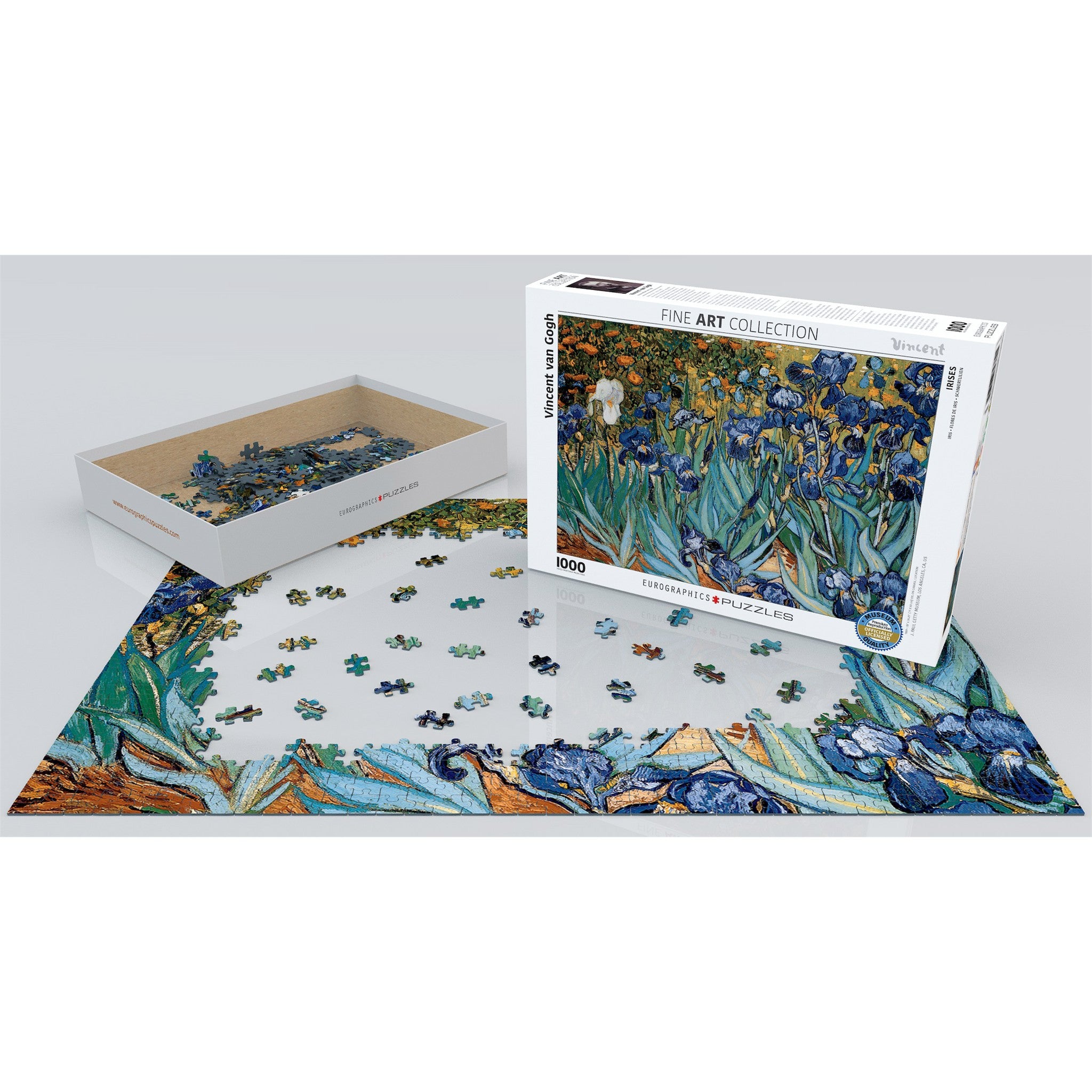 Irises 1000 Piece Puzzle - Online Only