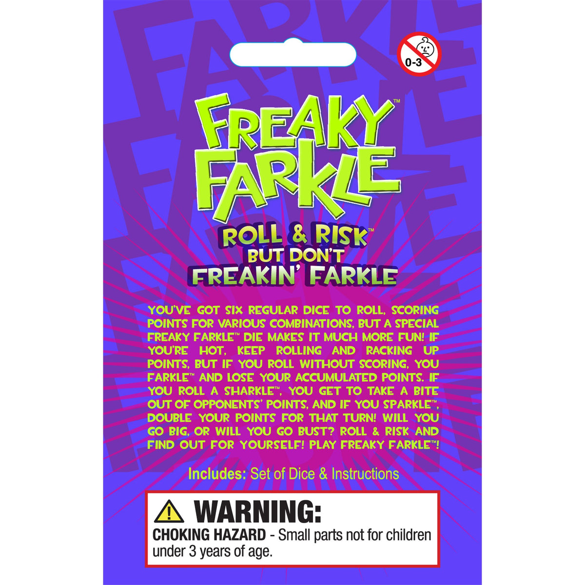 Freaky Farkle Dice Game