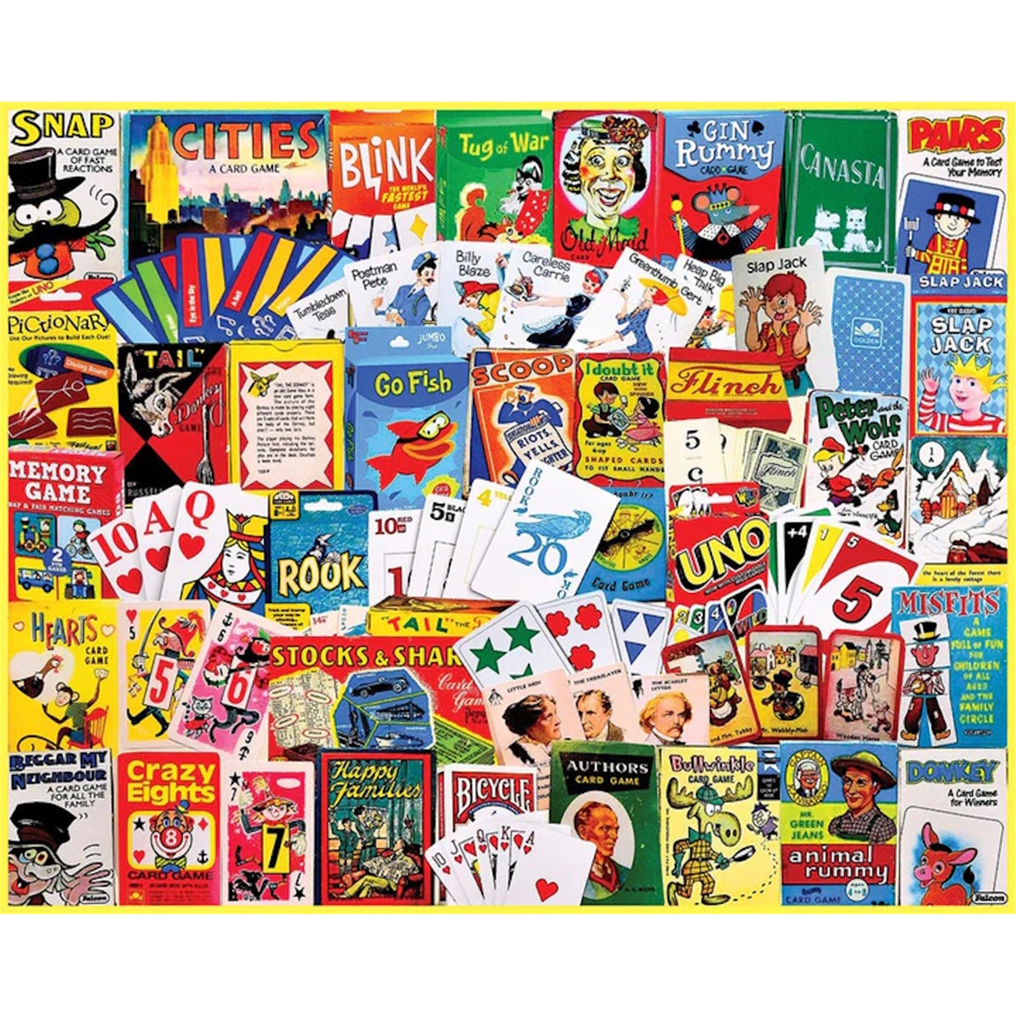 Card Games 1000 Piece Puzzle