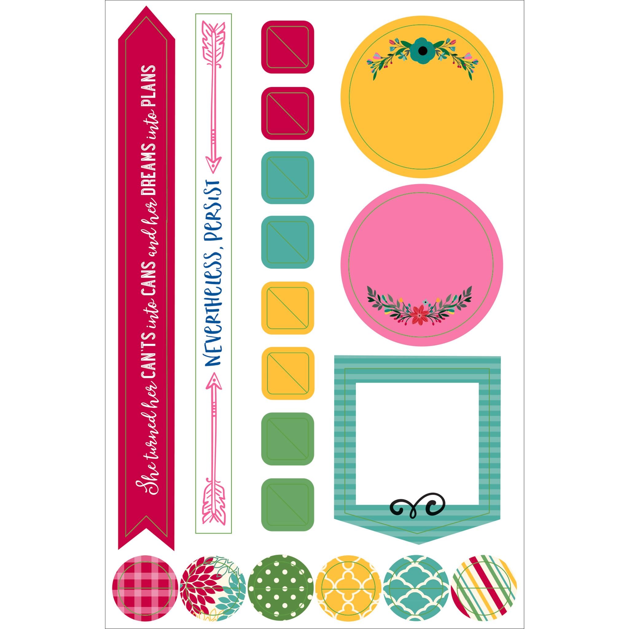Borders Frames Planner Stickers