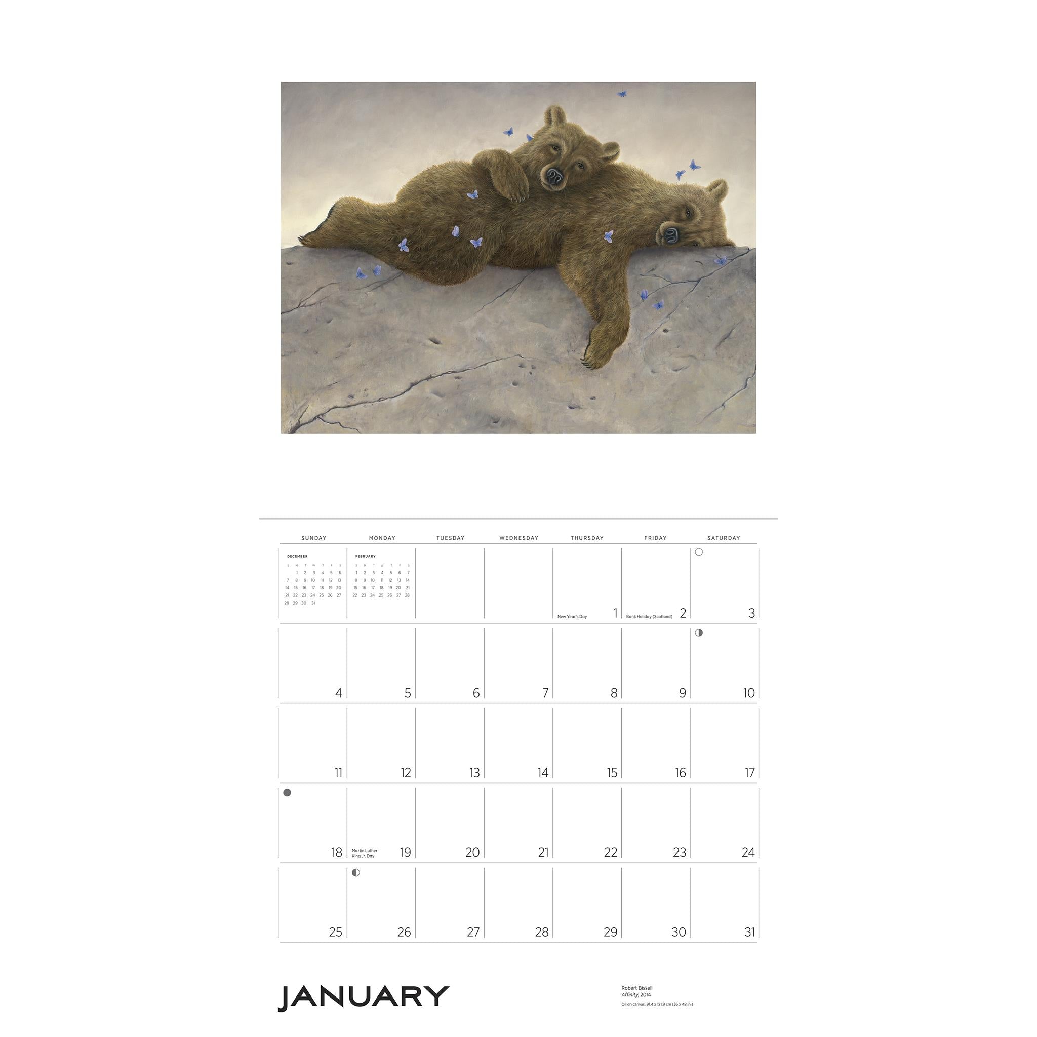 Spirit The Paintings Of Robert Bissell 2026 Wall Calendar