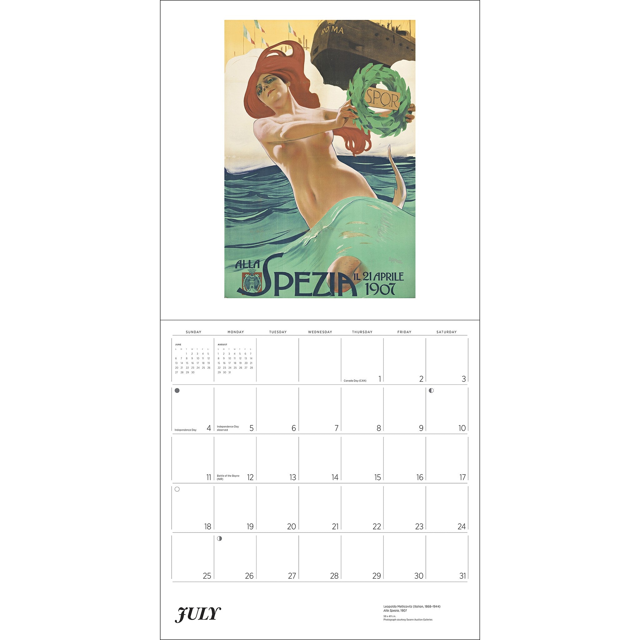 Italy Vintage Travel Posters 2027 Wall Calendar - Online Only
