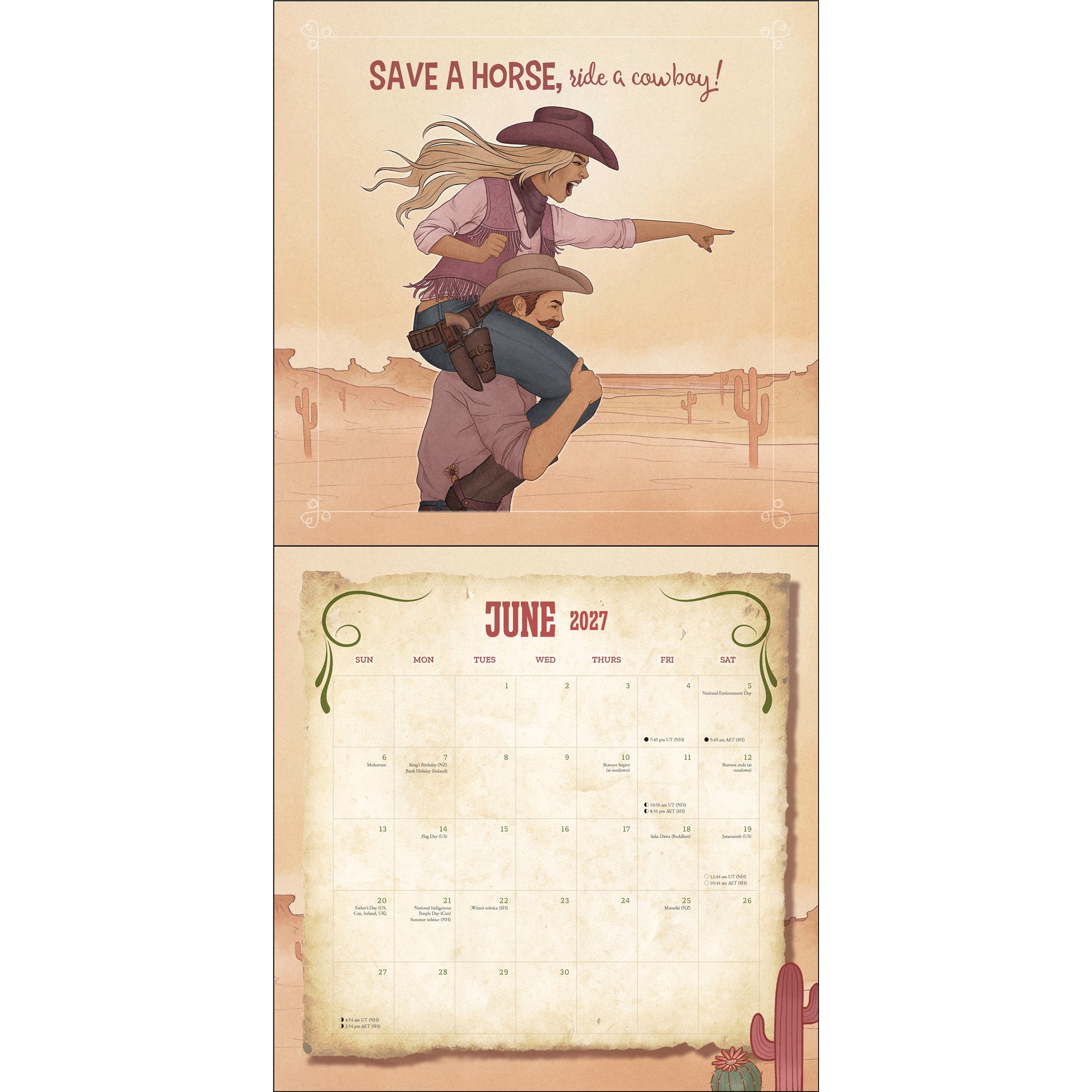 There's a Snake in My Boot 2027 Wall Calendar - Online Only