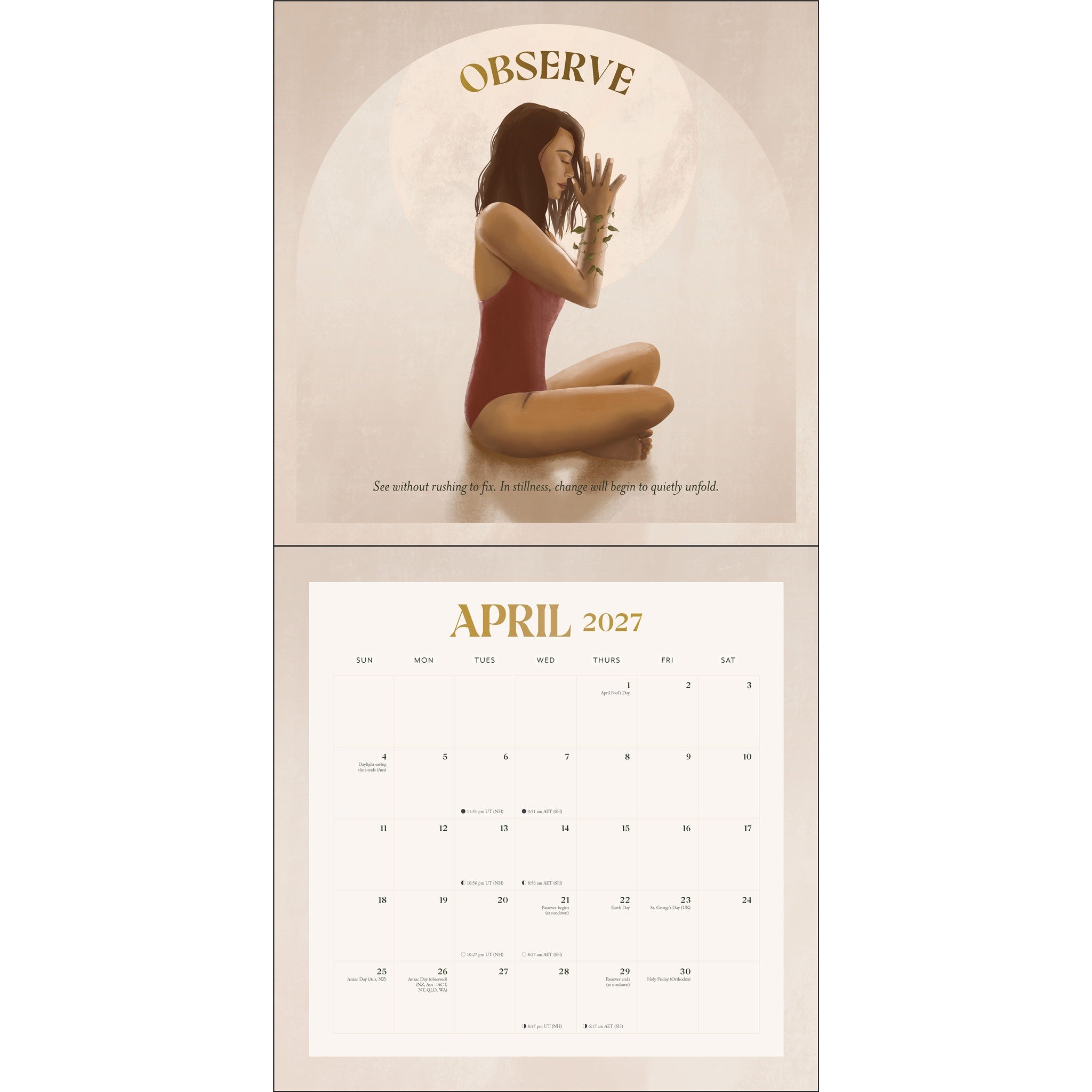 Yoga Magic 2027 Wall Calendar