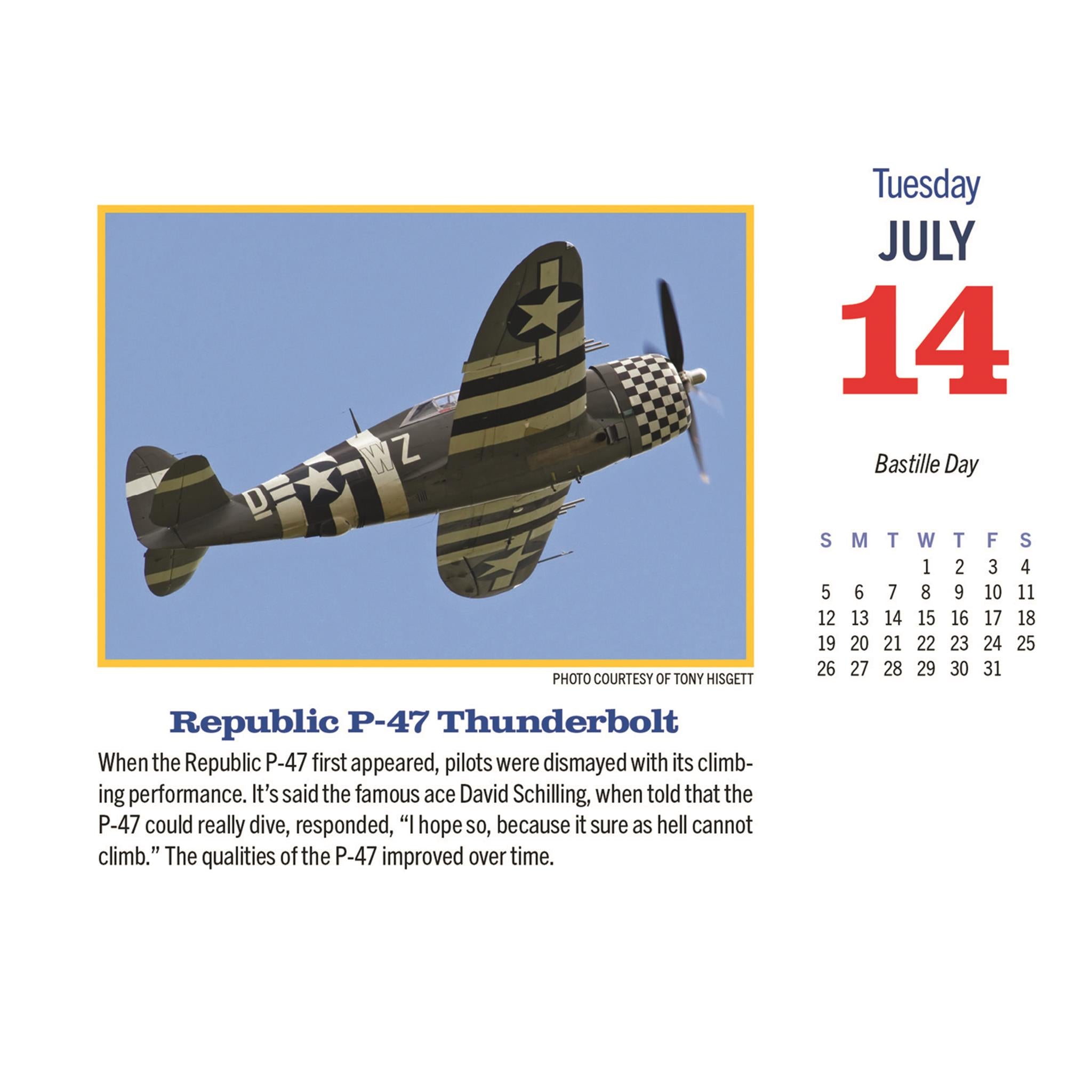 Golden Age Of Flight Box  2026 Calendar