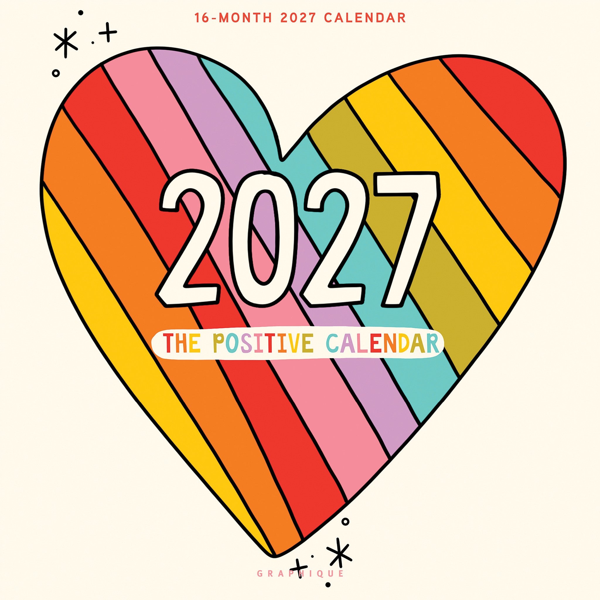 The Positive Calendar 2027 Wall Calendar