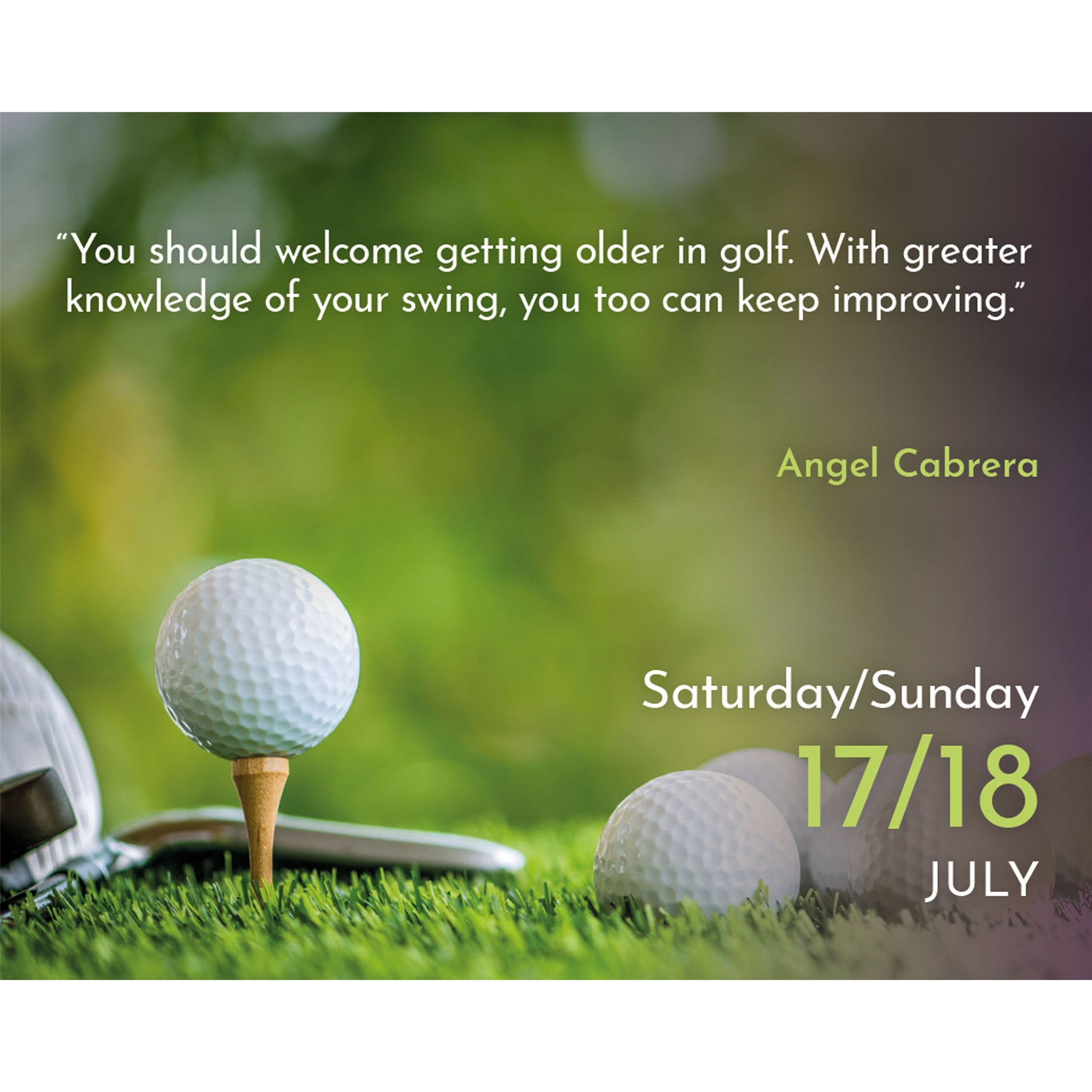 Golf Quips 2027 Small Box Calendar