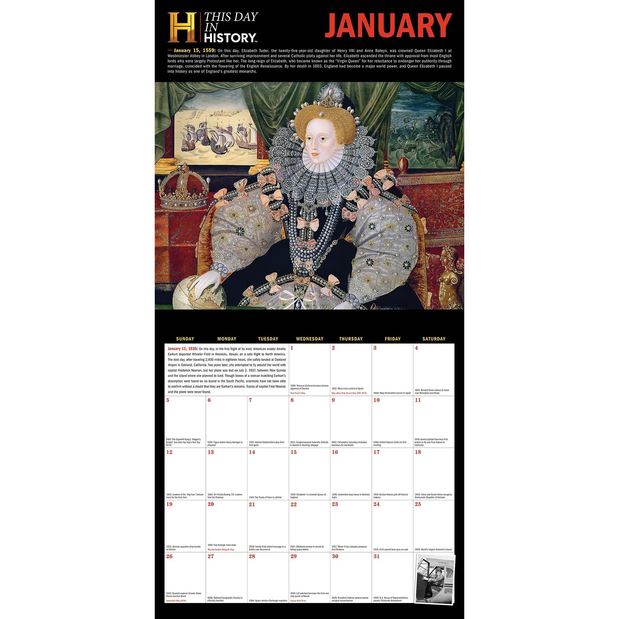 History Channel This Day In History Wall 2025 Calendar