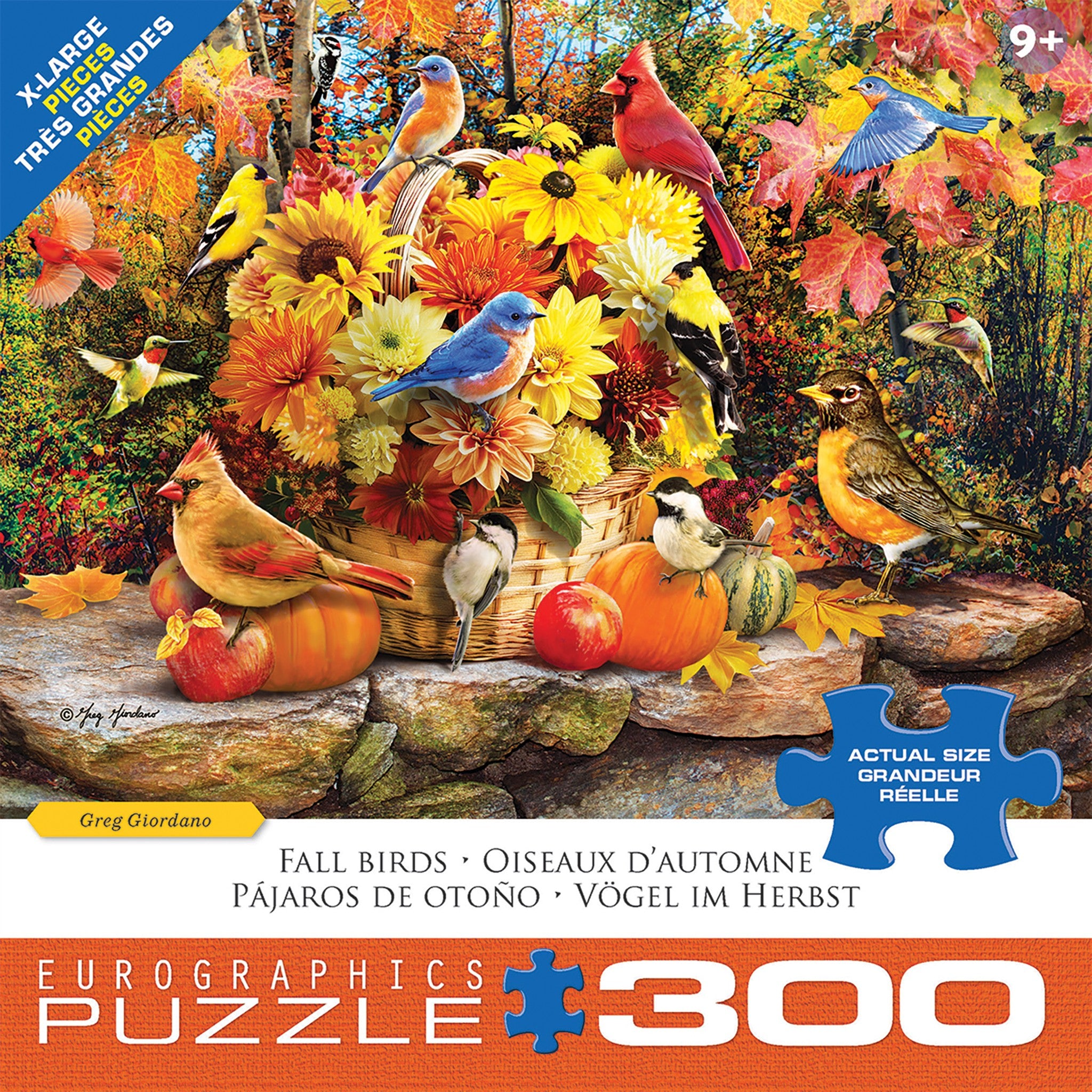Fall Birds 300 Piece Puzzle