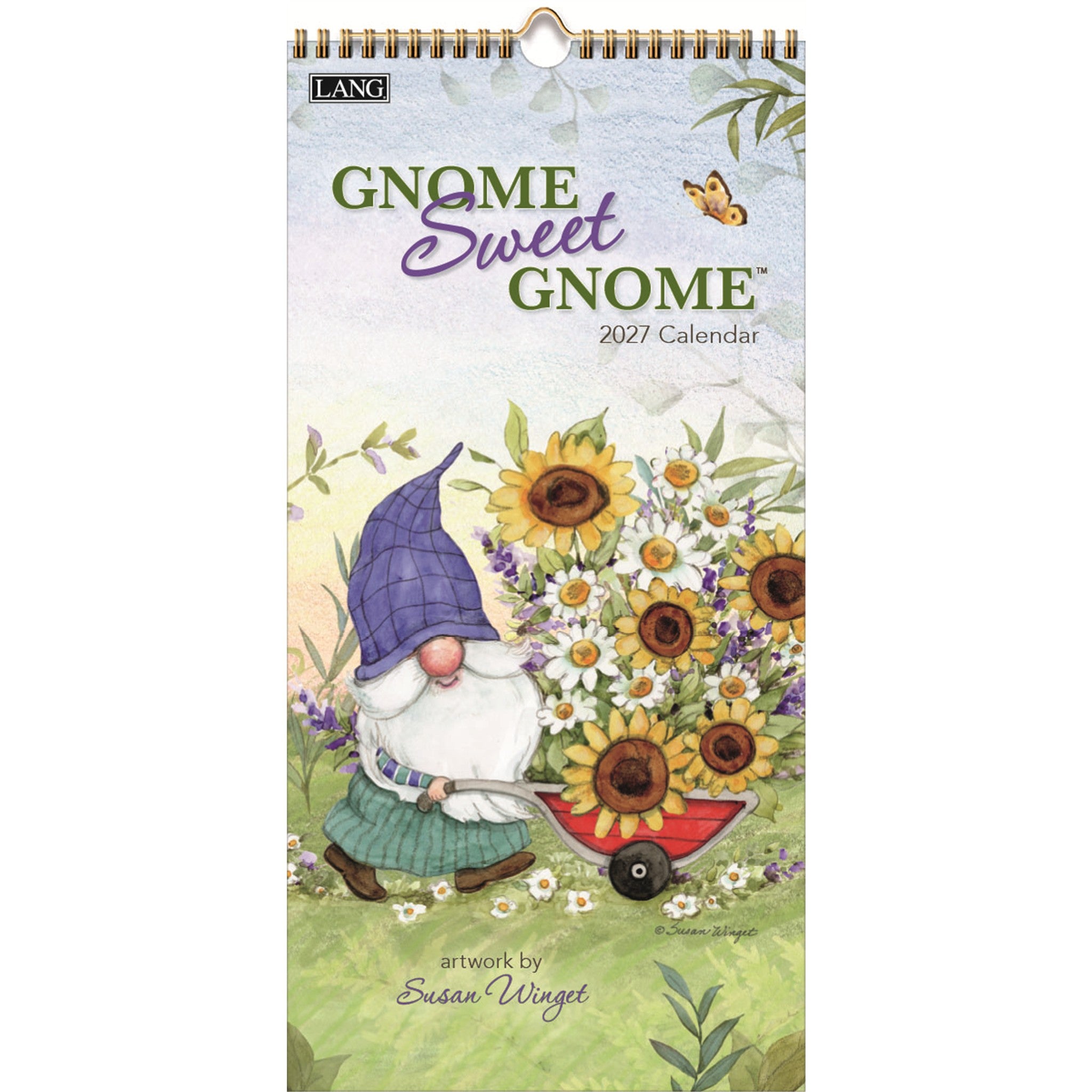 Gnome Sweet Gnome 2027 Slim Calendar