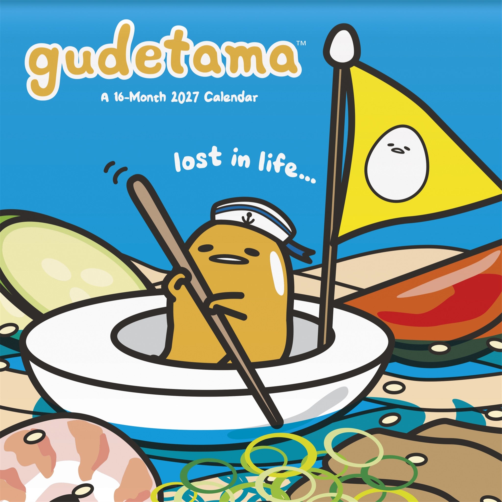 Gudetama 2027 Wall Calendar - Online Only