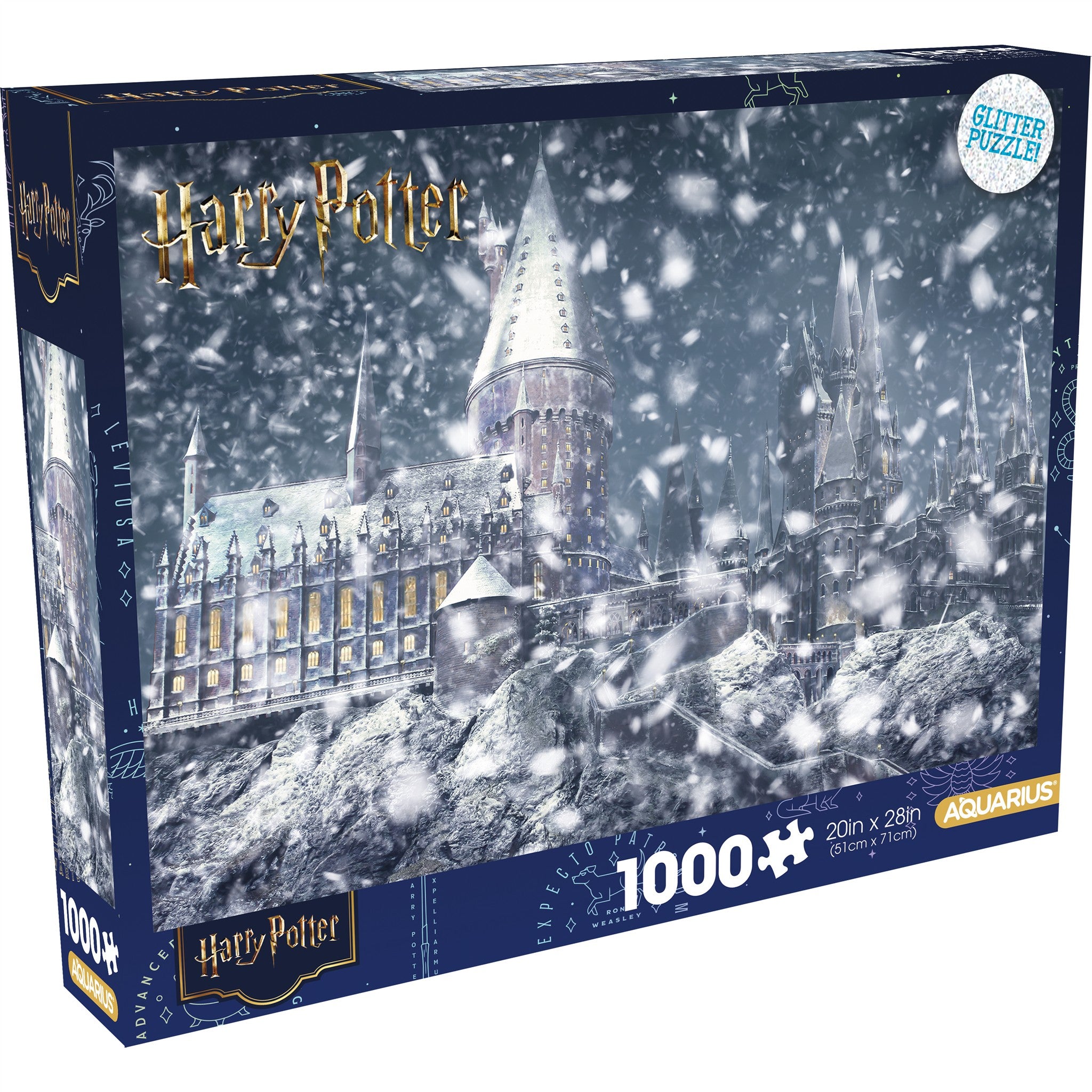 Harry Potter Glitter Puzzle 1000 Piece Glitter Snow Puzzle
