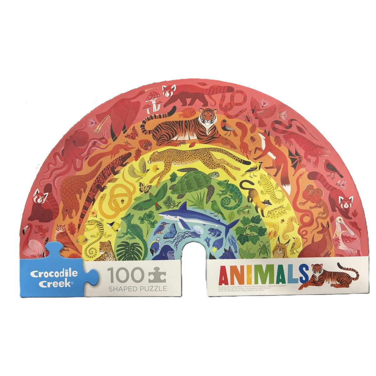 Holographic Rainbow Animals 100 Piece Puzzle