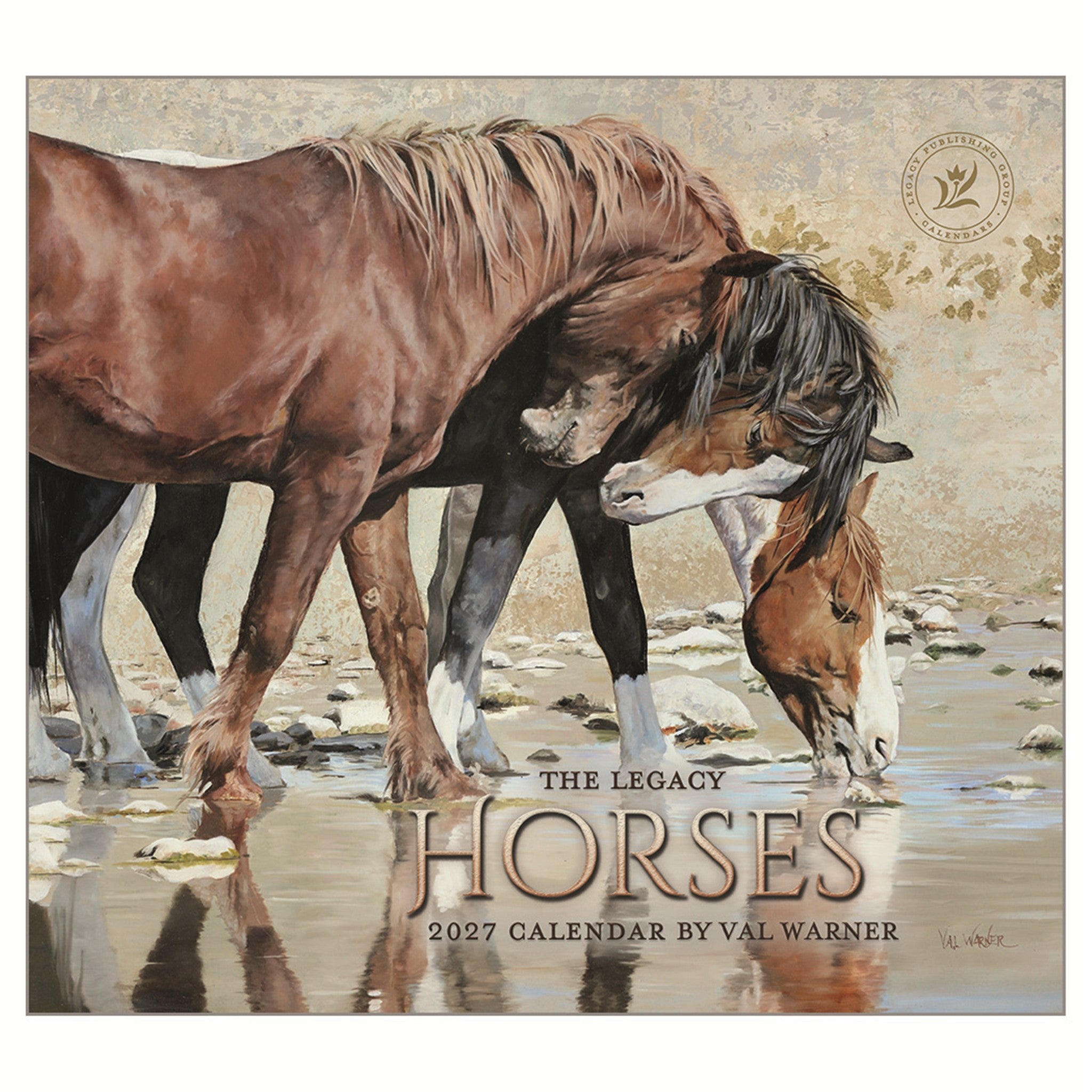 Horses 2027 Wall Calendar