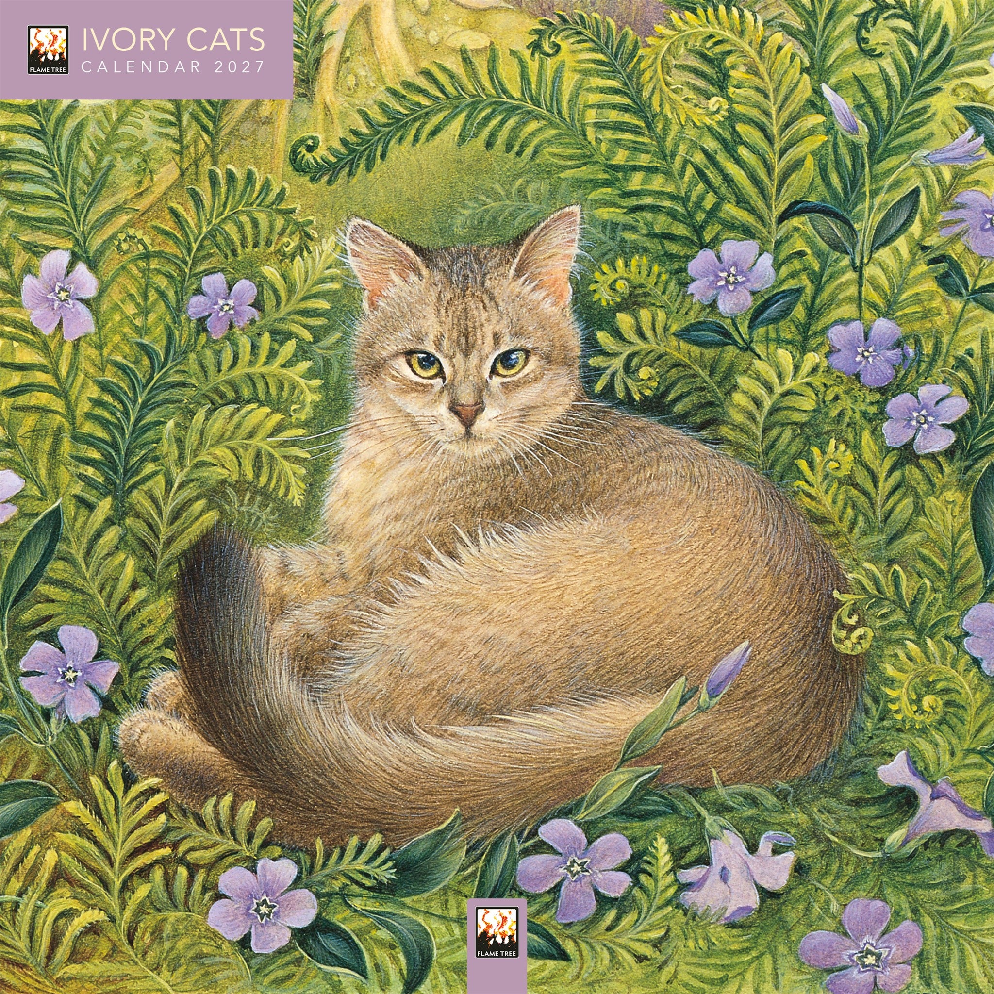 Ivory Cats by Lesley Anne Ivory 2027 Mini Calendar