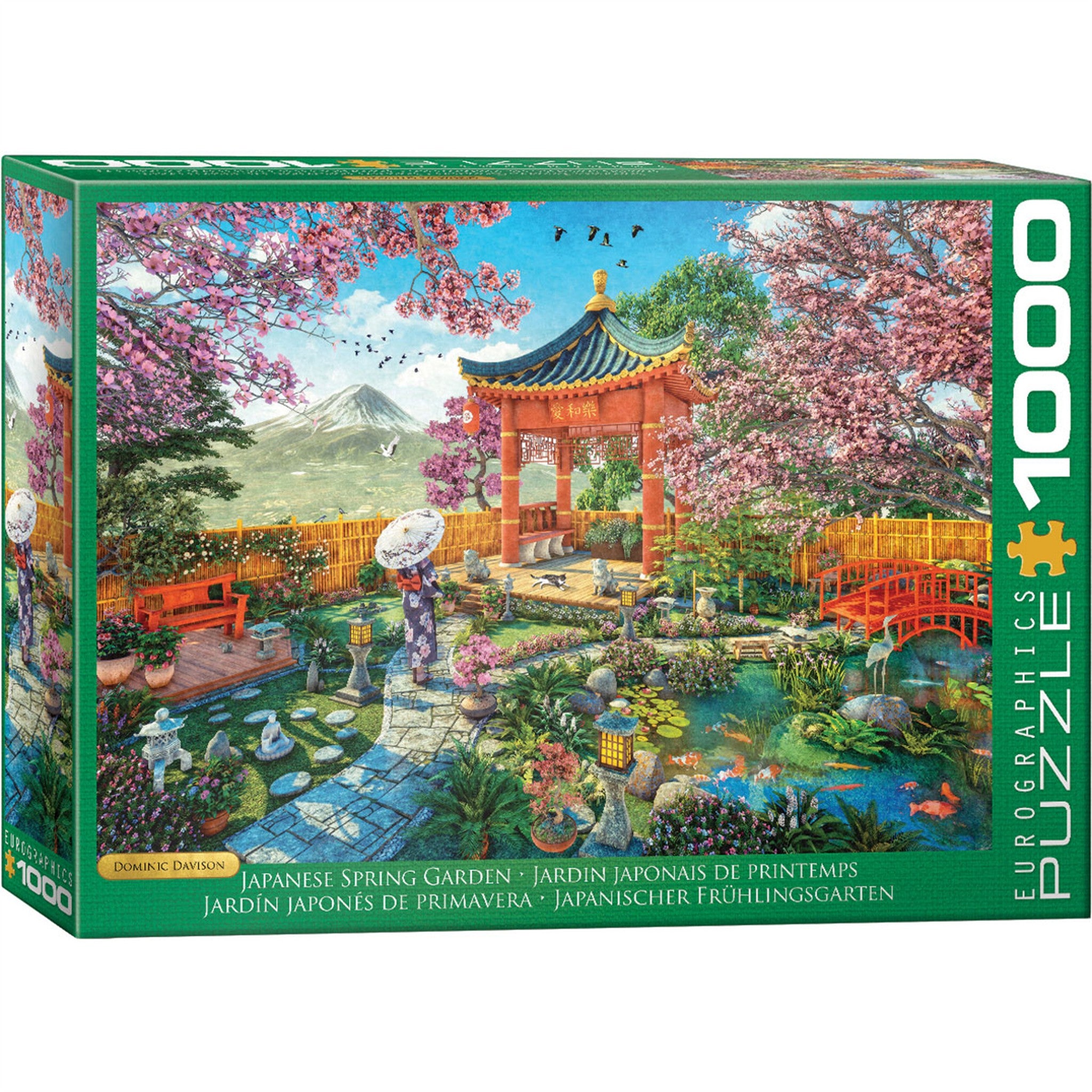 Japanese Spring Garden 1000 Piece Puzzle - Online Only