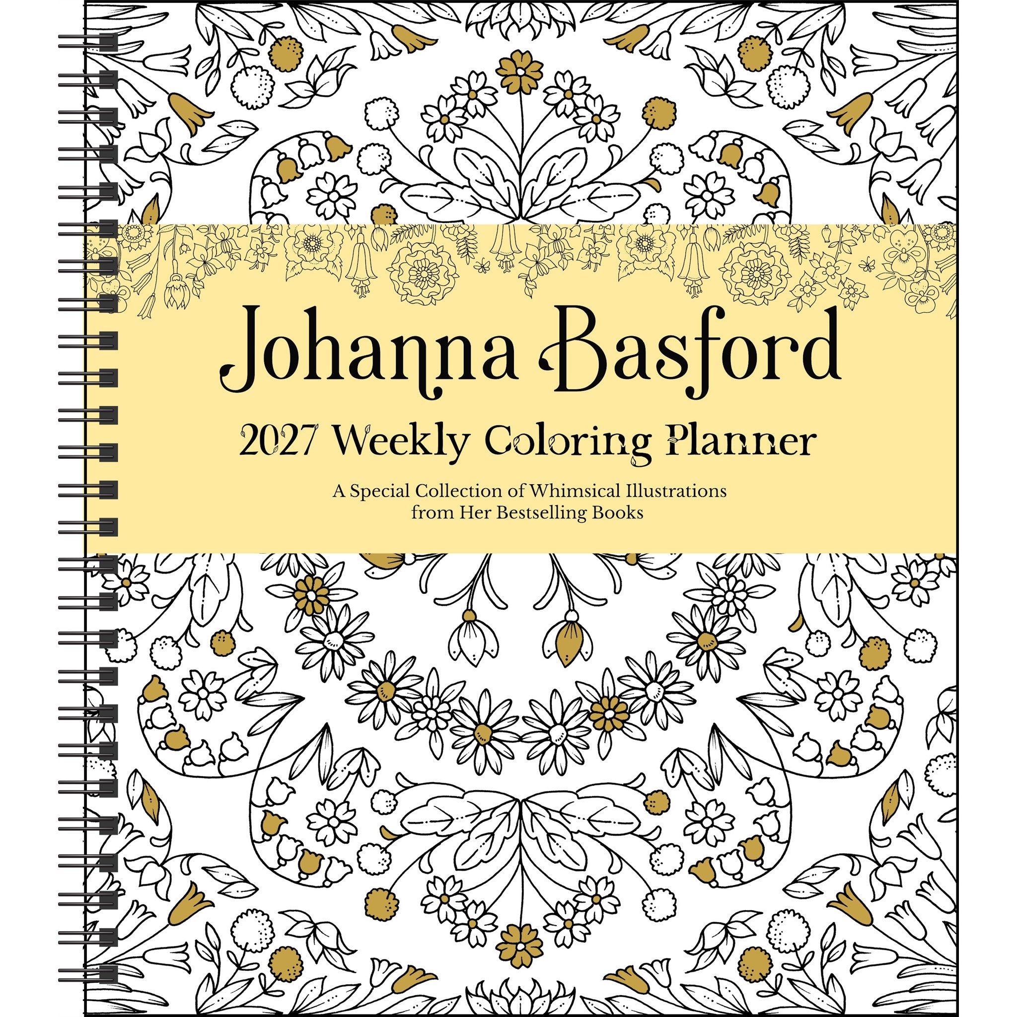 Johanna Basford 2027 Coloring Engagement Calendar