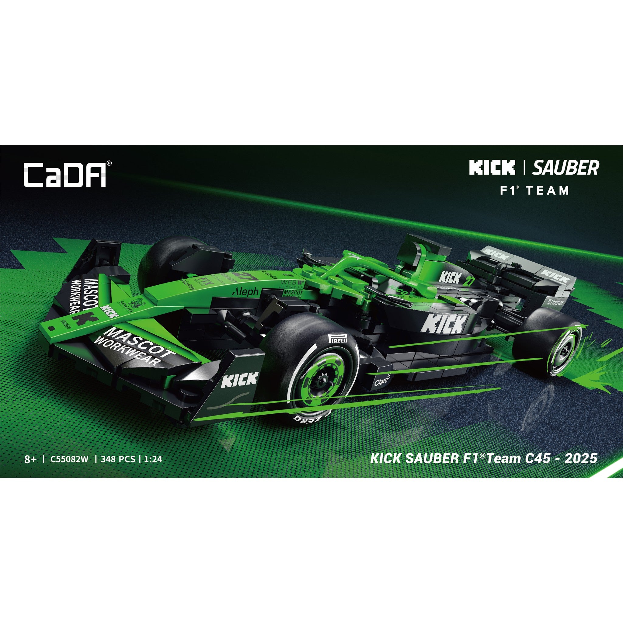 KICK Sauber Fl Team C45-2025 - 348 Pieces