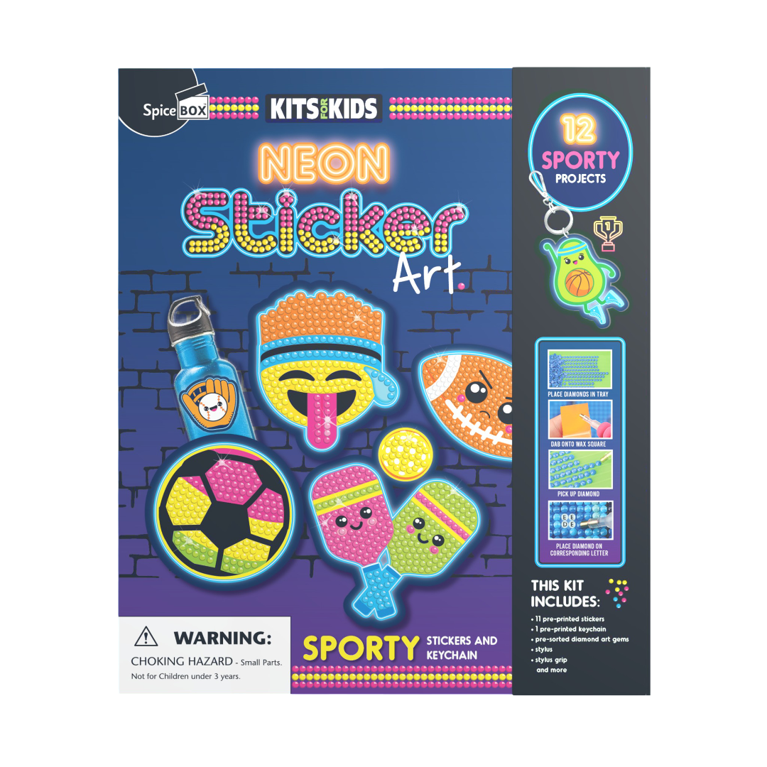 Kits for Kids Neon Sticker Art