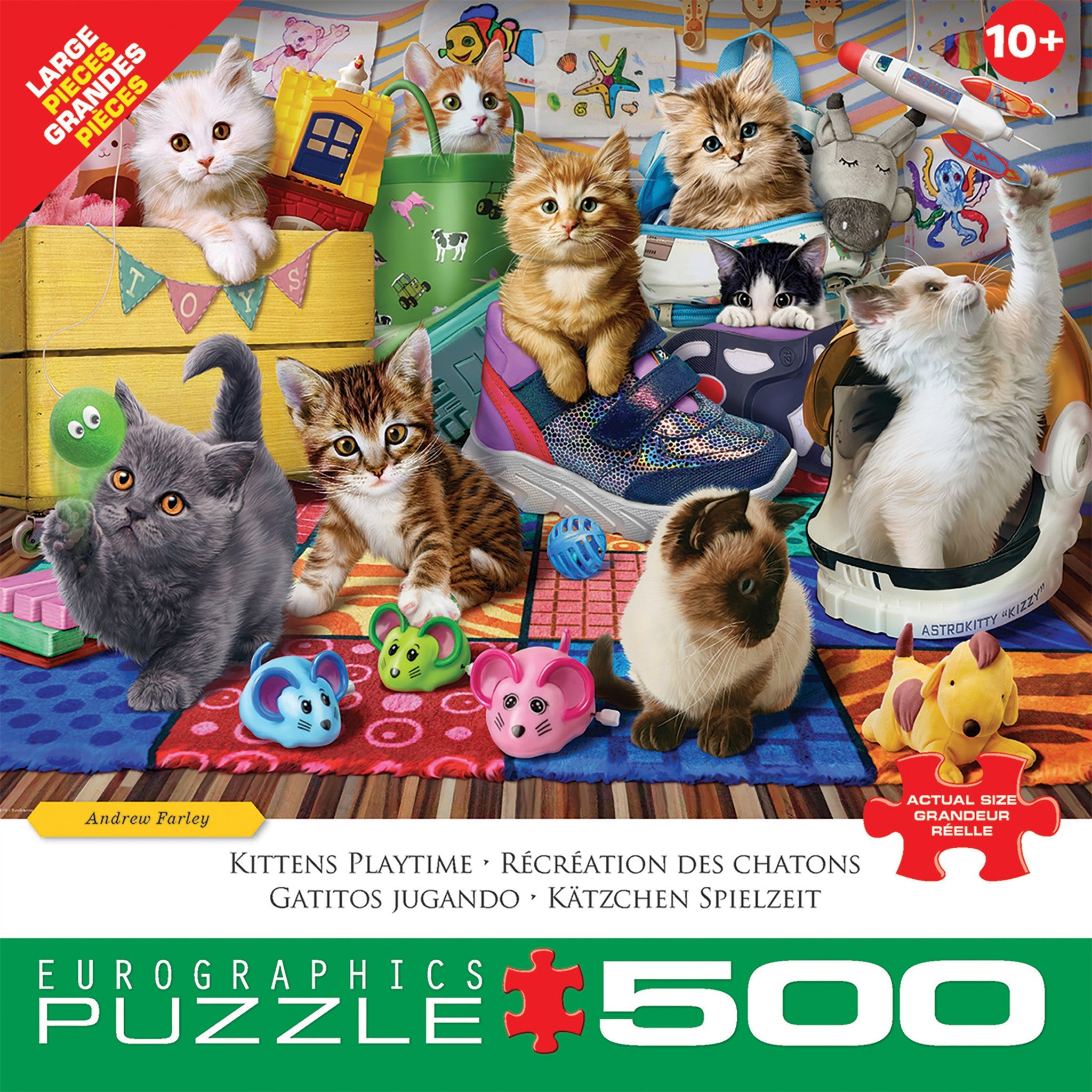 Kittens Playtime 500 Piece Puzzle